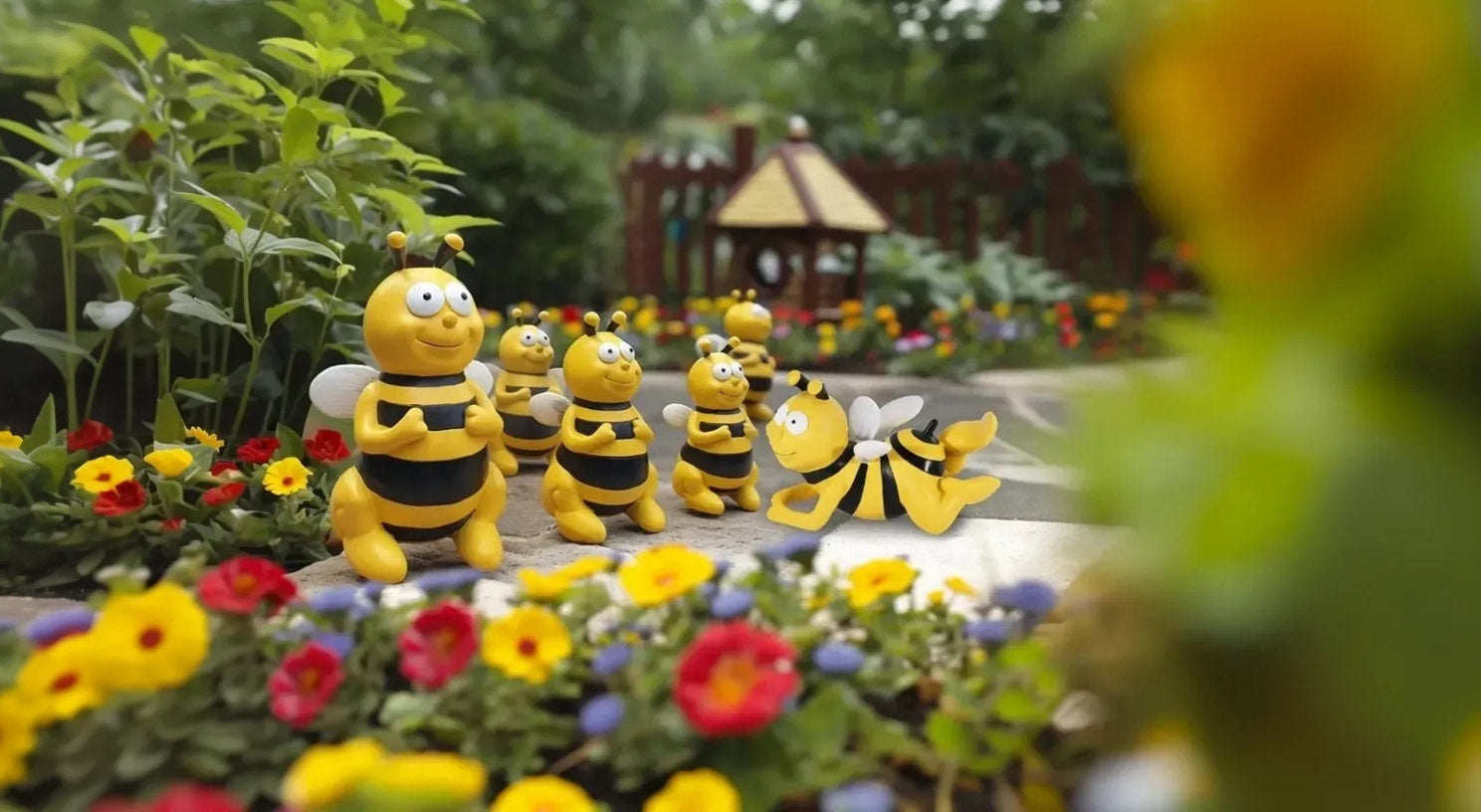 Bienen-Dekoideen für jeden Garten: Ein fröhliches Highlight von colourliving