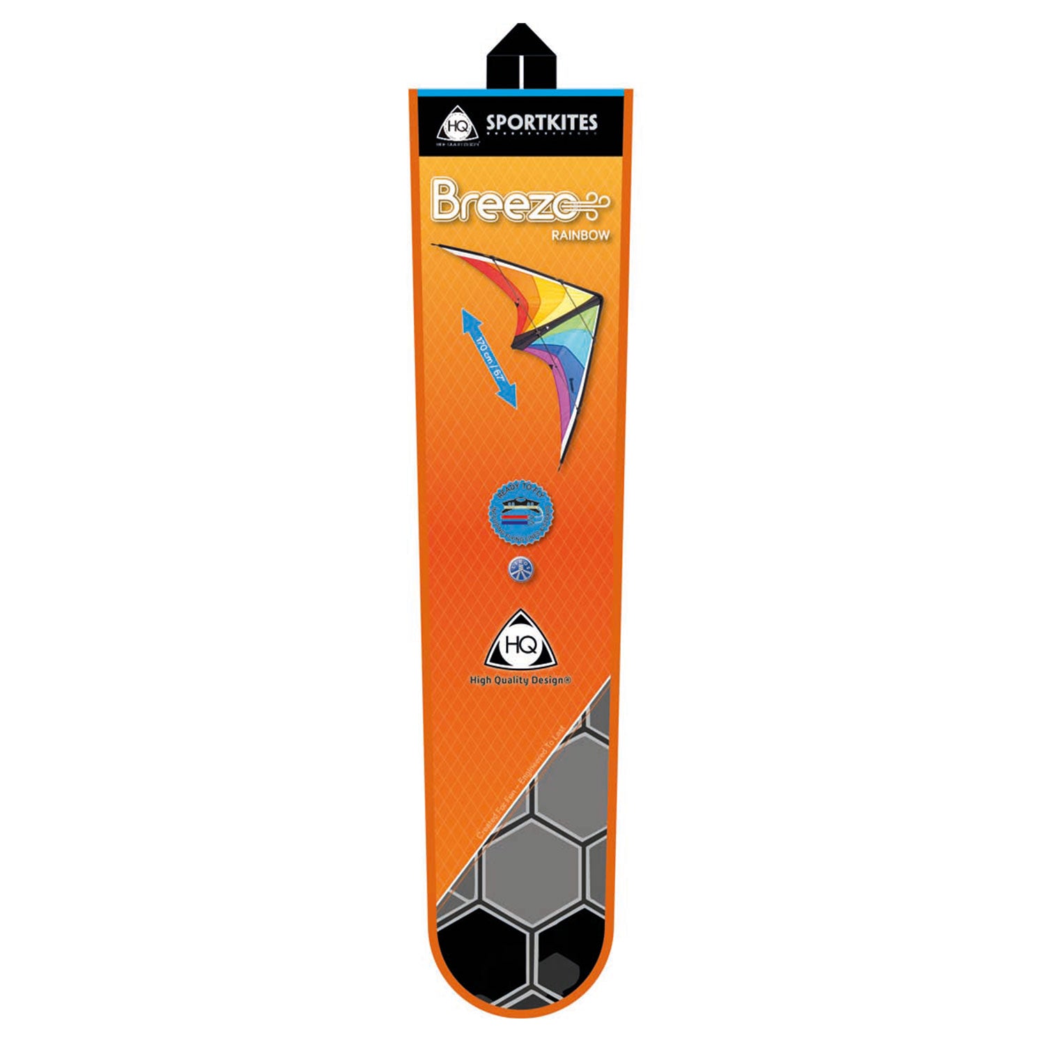 HQ Kinderdrachen Zweileiner Lenkdrachen Breezo Freeze R2F 170 cm