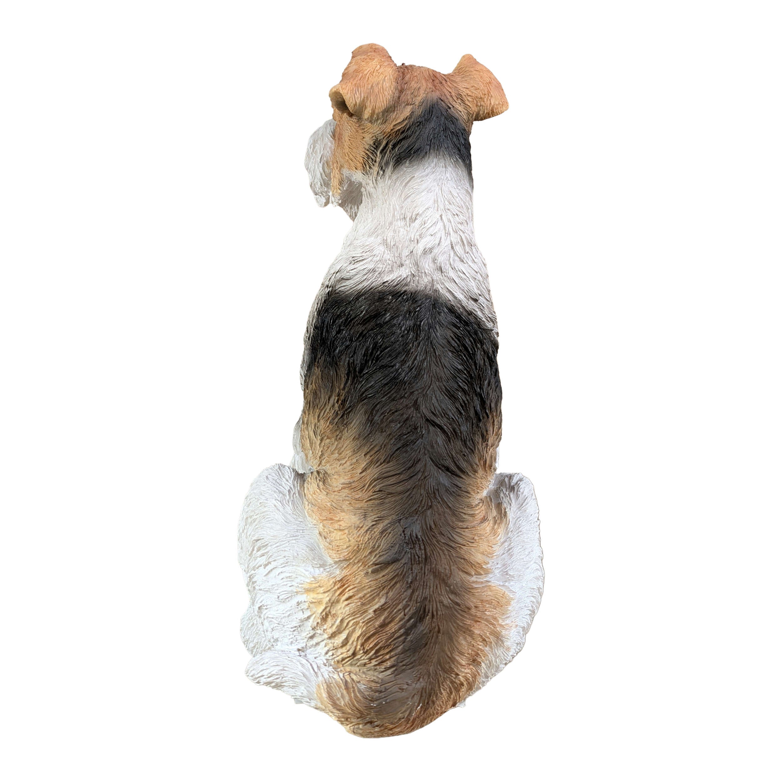 Hundefigur Foxterrier Figur Hund Deko Hund Hundefigur Garten lebensecht