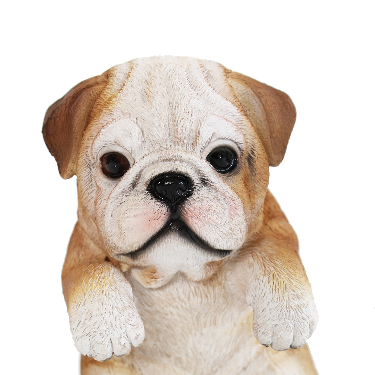 Bulldogge Figur zum Hängen Hundefigur für Blumentopf Zaun & Regal