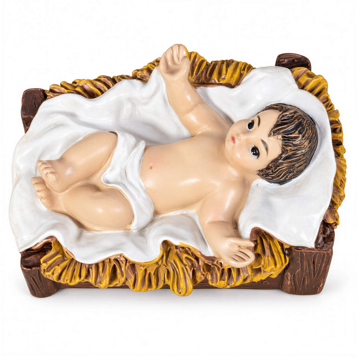 Krippenfiguren Set 7-teilig Weihnachtskrippe Figuren Heilige Familie und Heilige Drei Könige