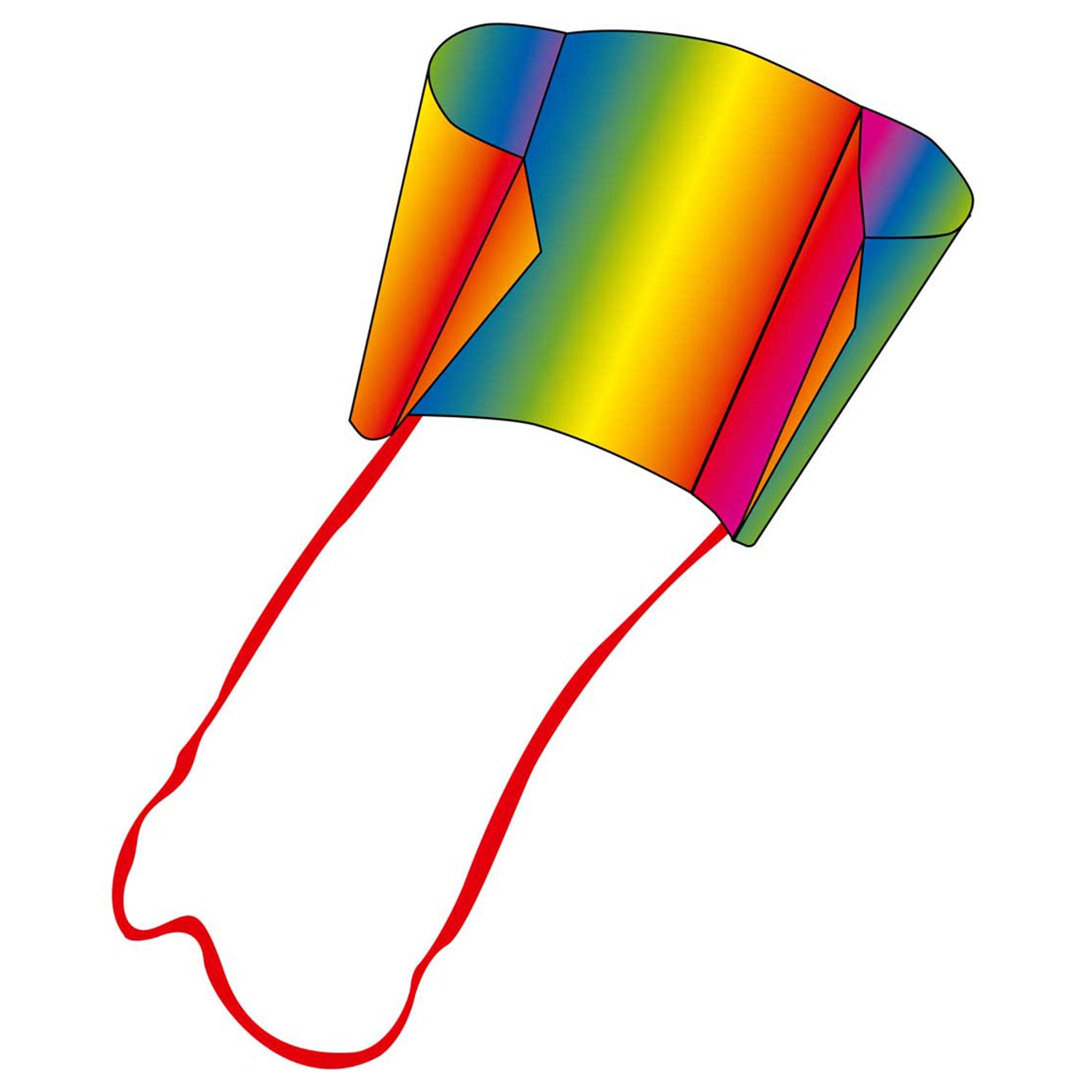 Kinderdrachen HQ Sleddy Rainbow Einleiner Flugdrachen