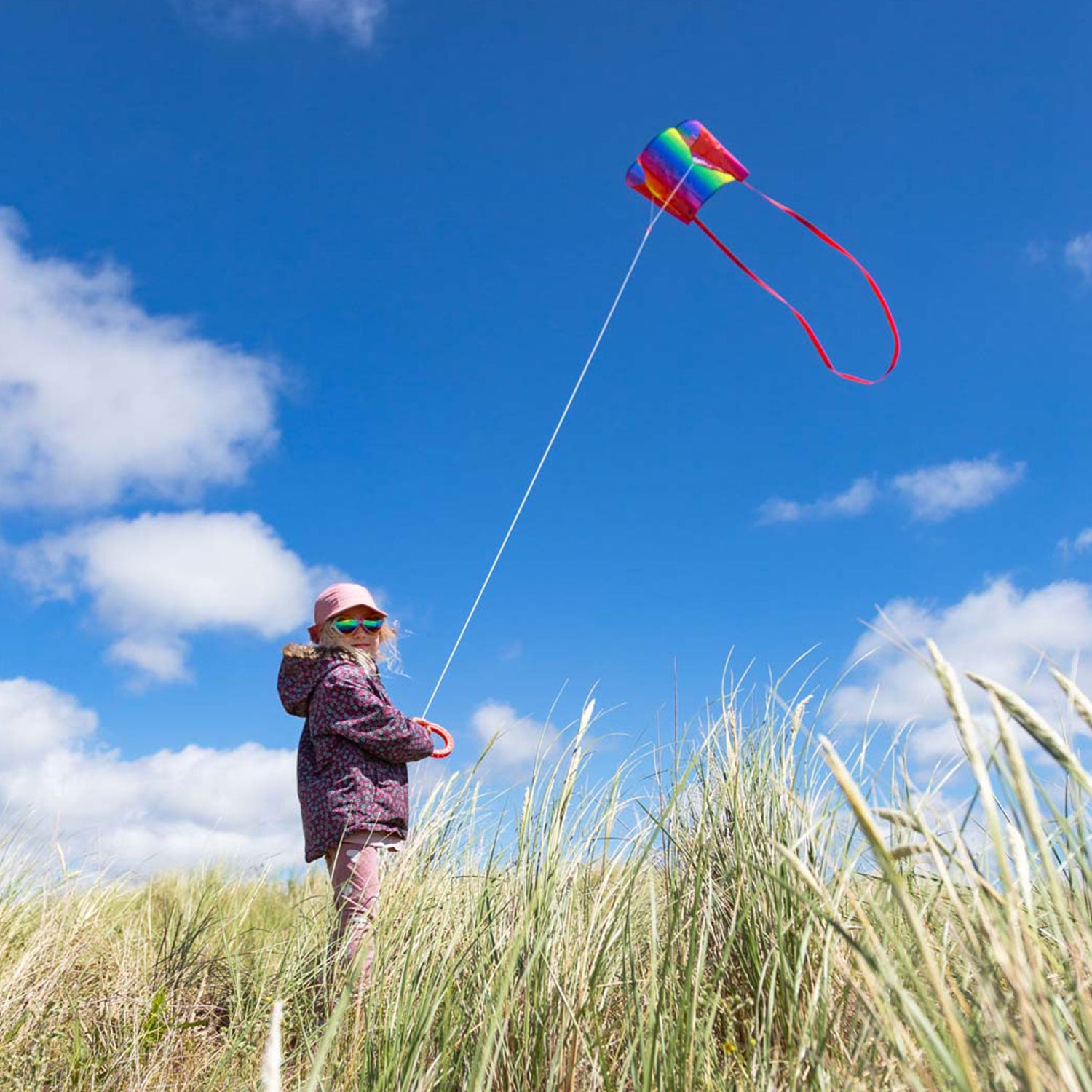 Kinderdrachen HQ Sleddy Rainbow Einleiner Flugdrachen