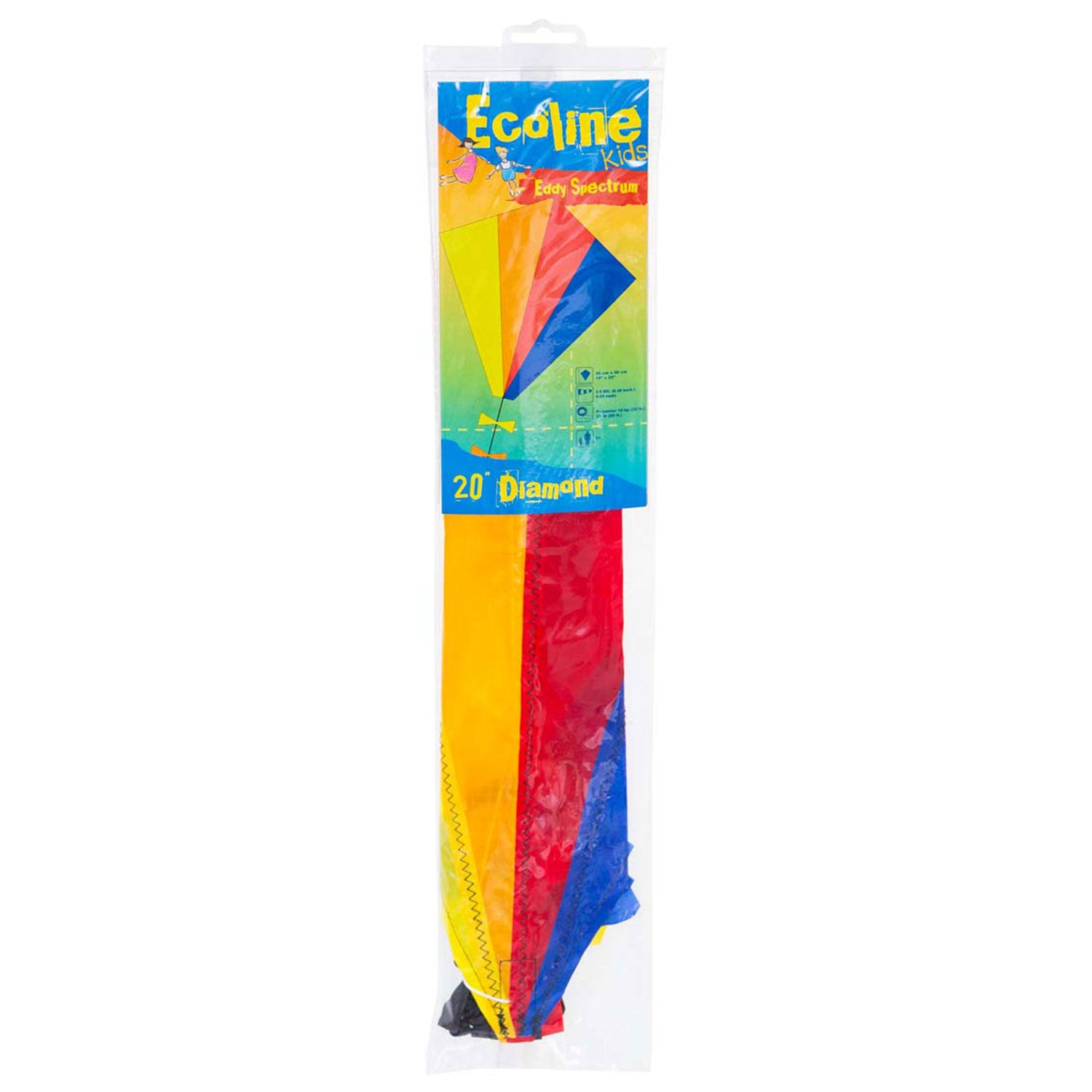 Kinderdrachen Einleiner Eddy Spectrum 50 cm HQ Drachen