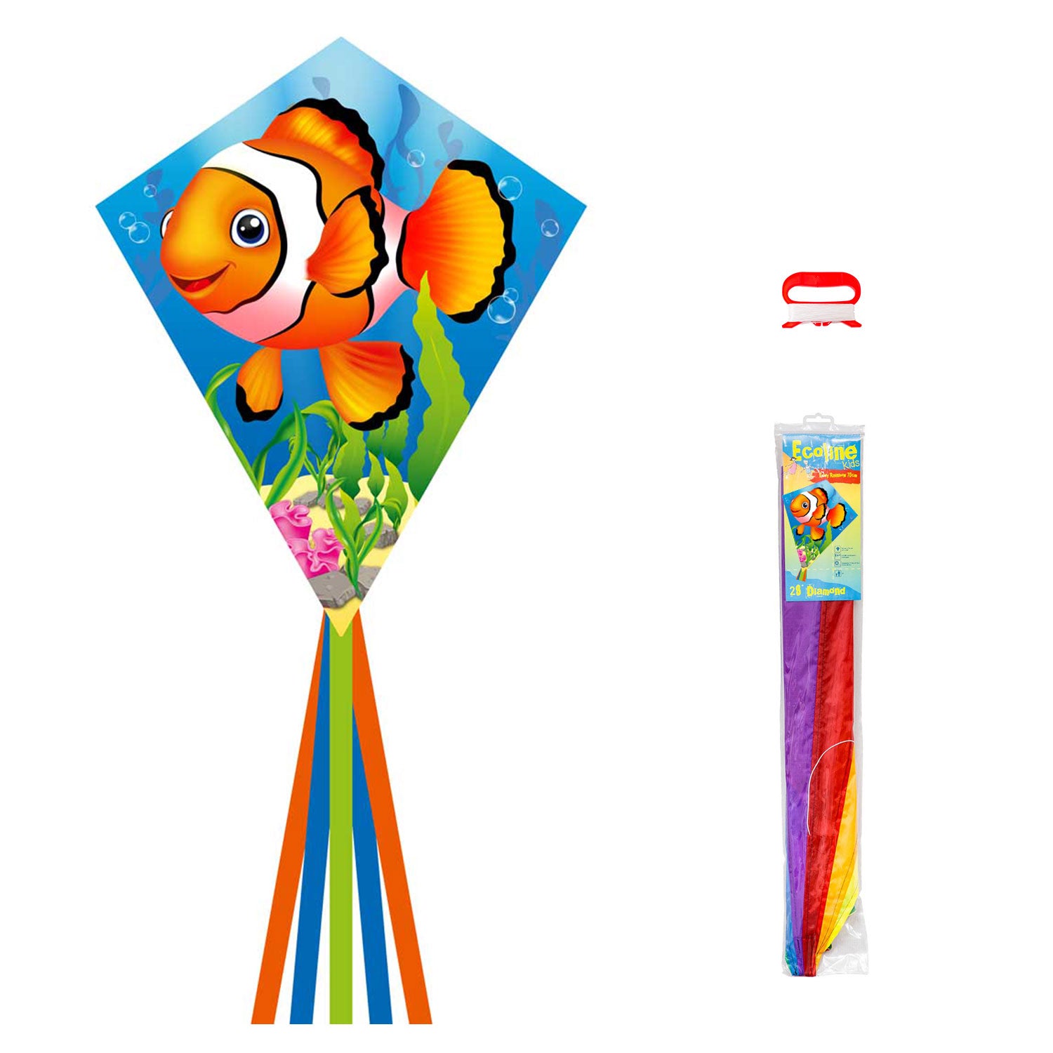 HQ Kinderdrachen Einleiner Eddy Clownfish 70 cm