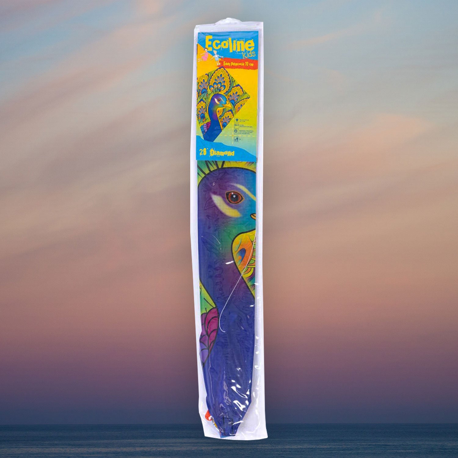 Kinderdrachen Einleiner Drachen HQ Eddy Peacock Pfau Flugdrachen