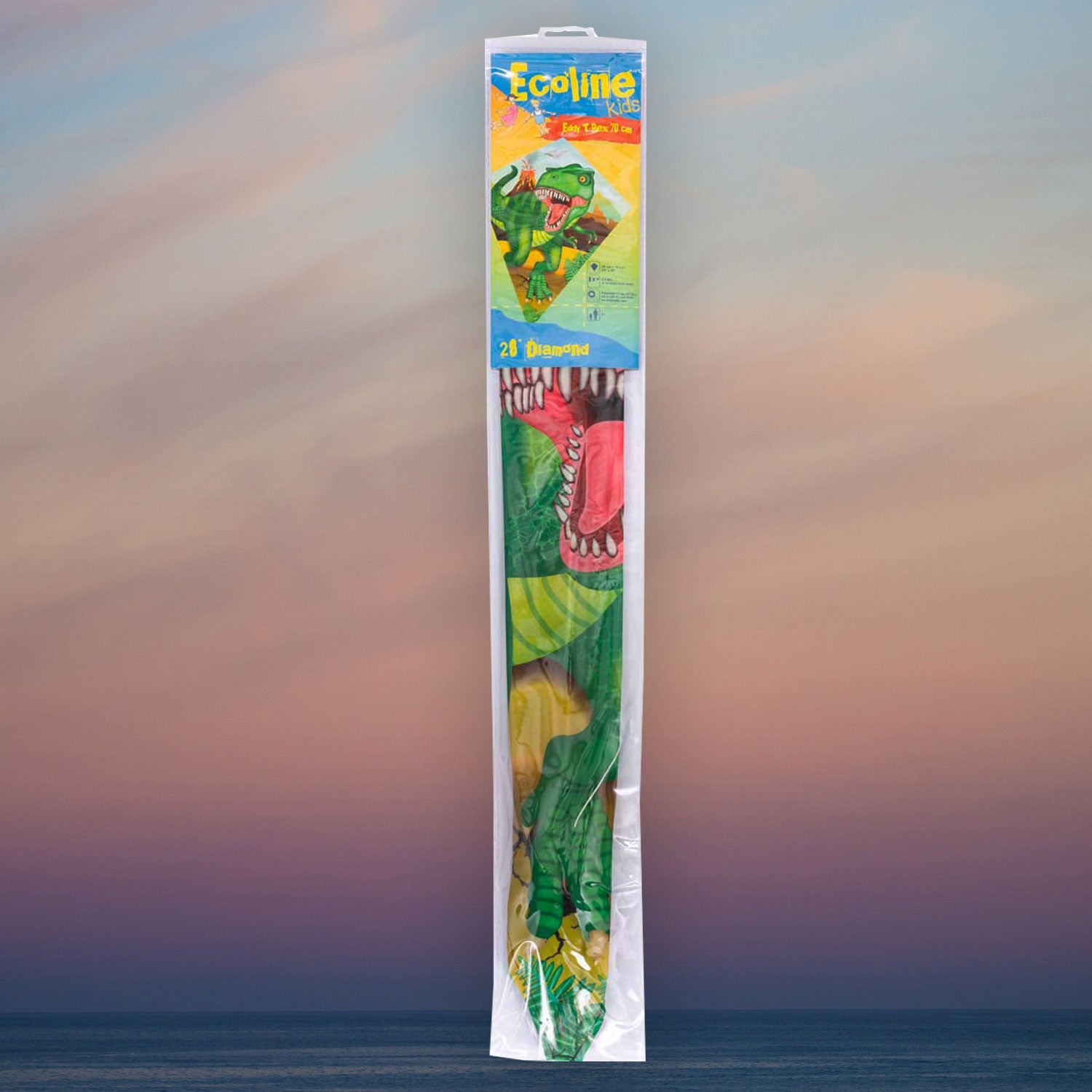 Kinderdrachen Einleiner Drachen HQ Eddy T-Rex 70 cm Flugdrachen