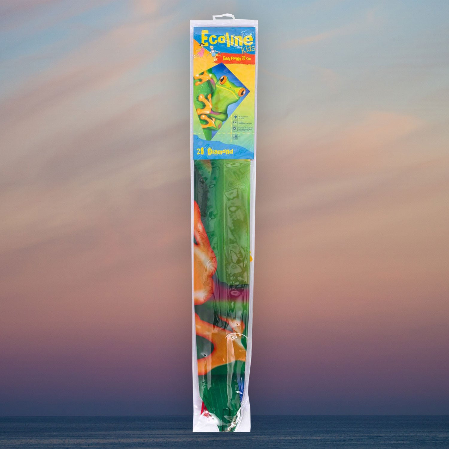 Kinderdrachen Einleiner Drachen HQ Eddy Froggy 70 cm Flugdrachen