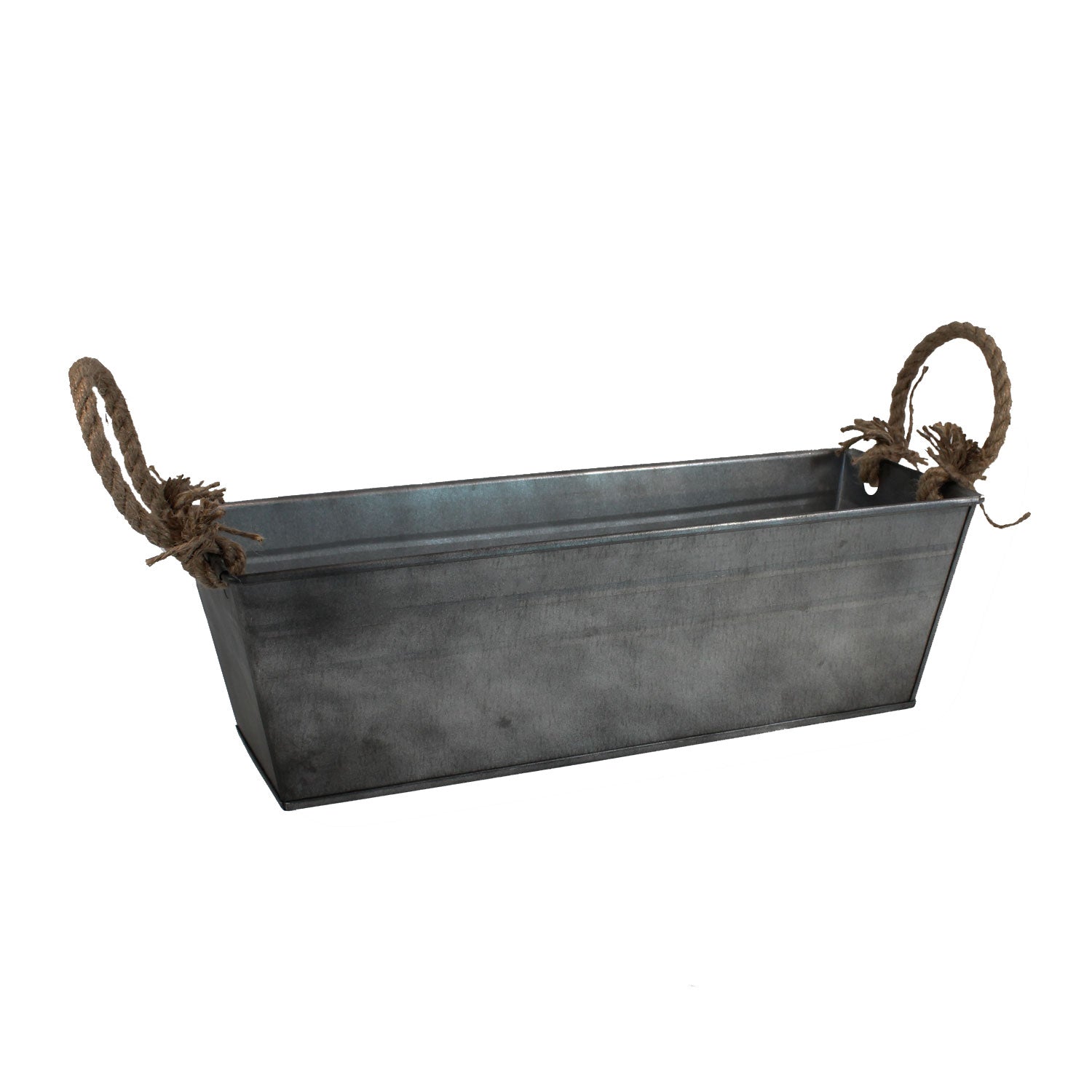 Pflanztopf Pflanzgefäß Zinktopf Vintage Recta 37 cm Blumentopf Metall Übertopf