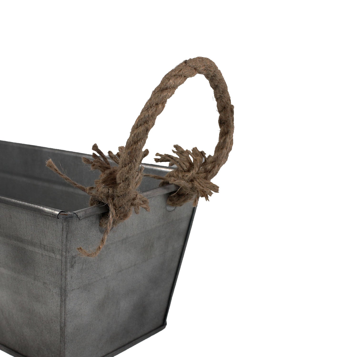 Pflanztopf Pflanzgefäß Zinktopf Vintage Recta 37 cm Blumentopf Metall Übertopf