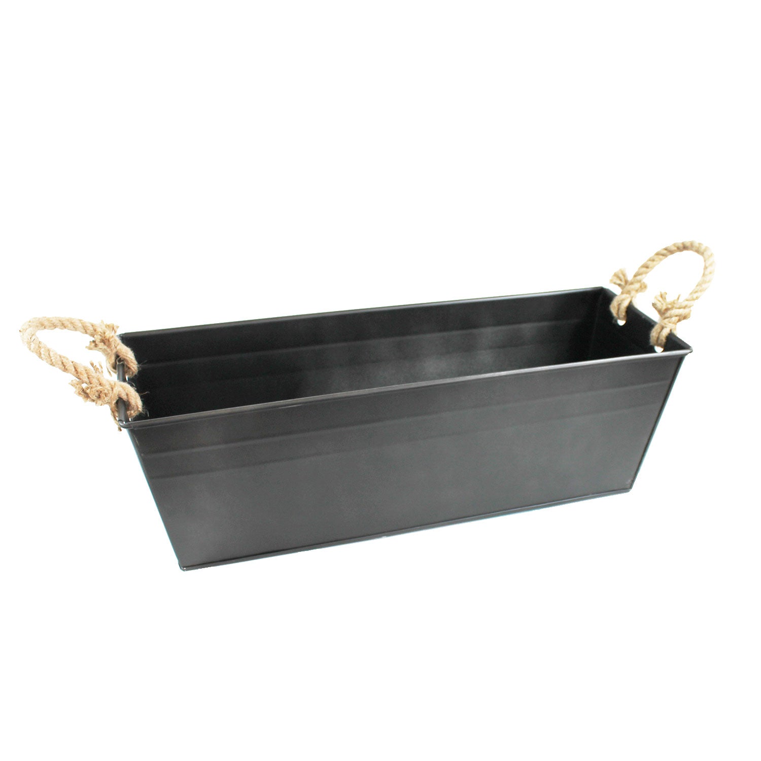 Pflanztopf Pflanzgefäß Zinktopf Vintage Recta 44 cm Blumentopf Metall