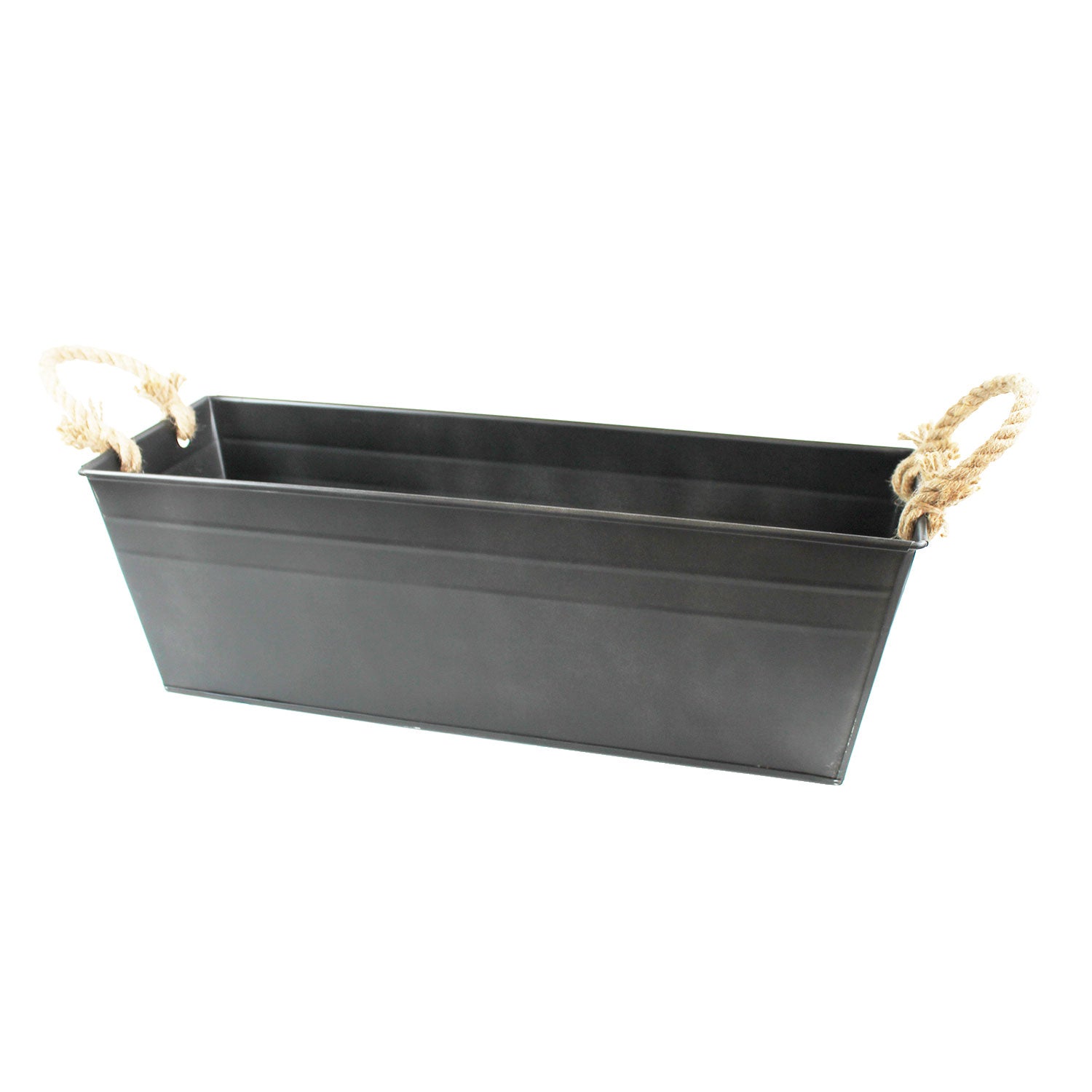 Pflanztopf Pflanzgefäß Zinktopf Vintage Recta 44 cm Blumentopf Metall Übertopf