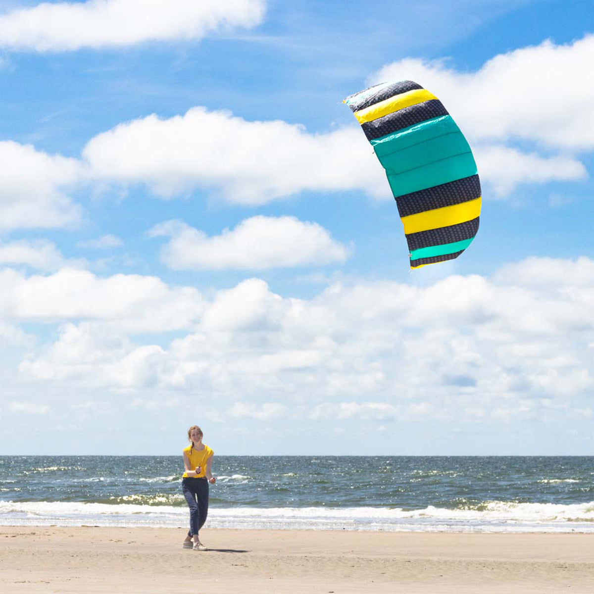 HQ Lenkmatte Symphony Beach III 2.2 Aqua R2F Allround Lenkdrachen Kite