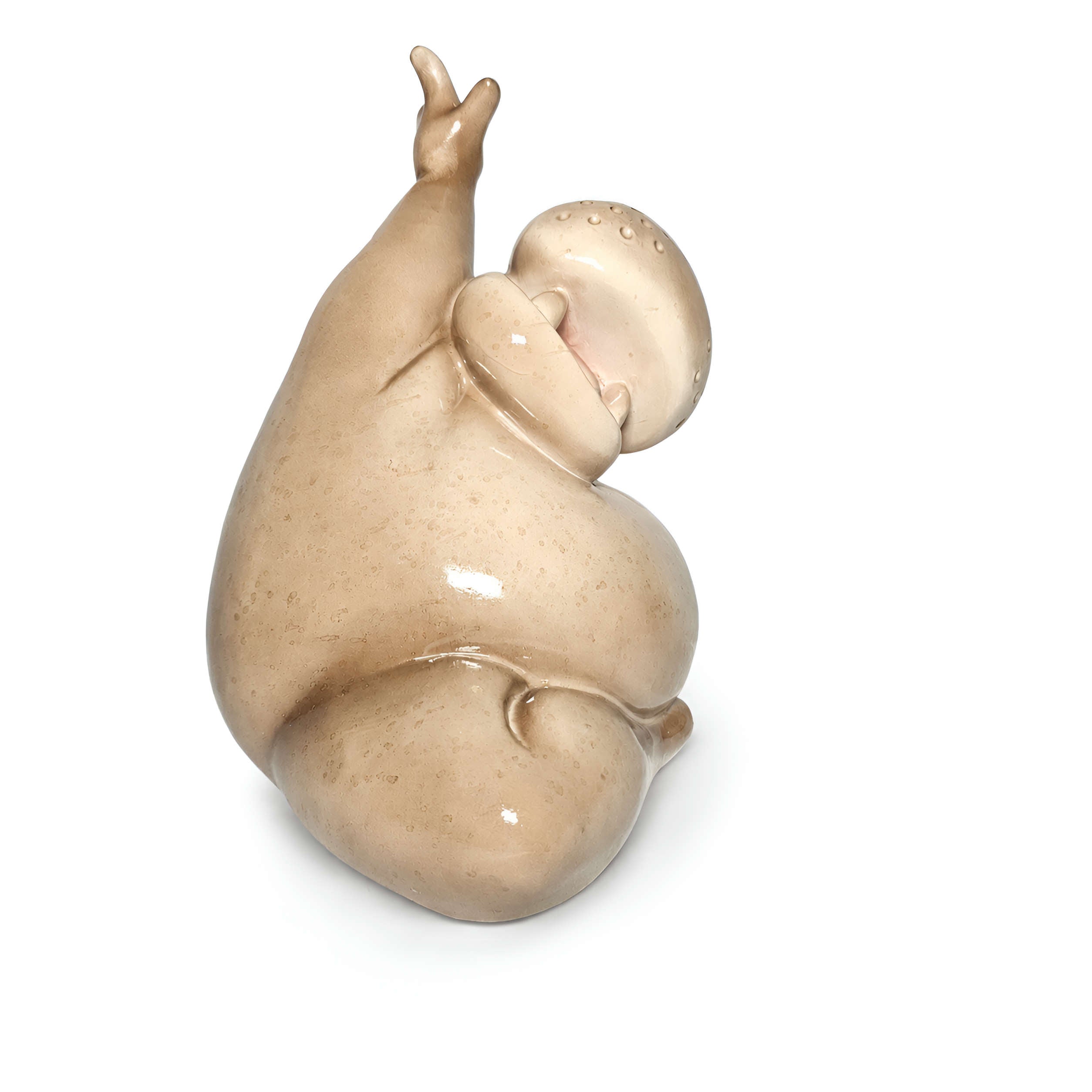 Yoga Nilpferd Figur glänzend sitzend & Stretch für innen und außen