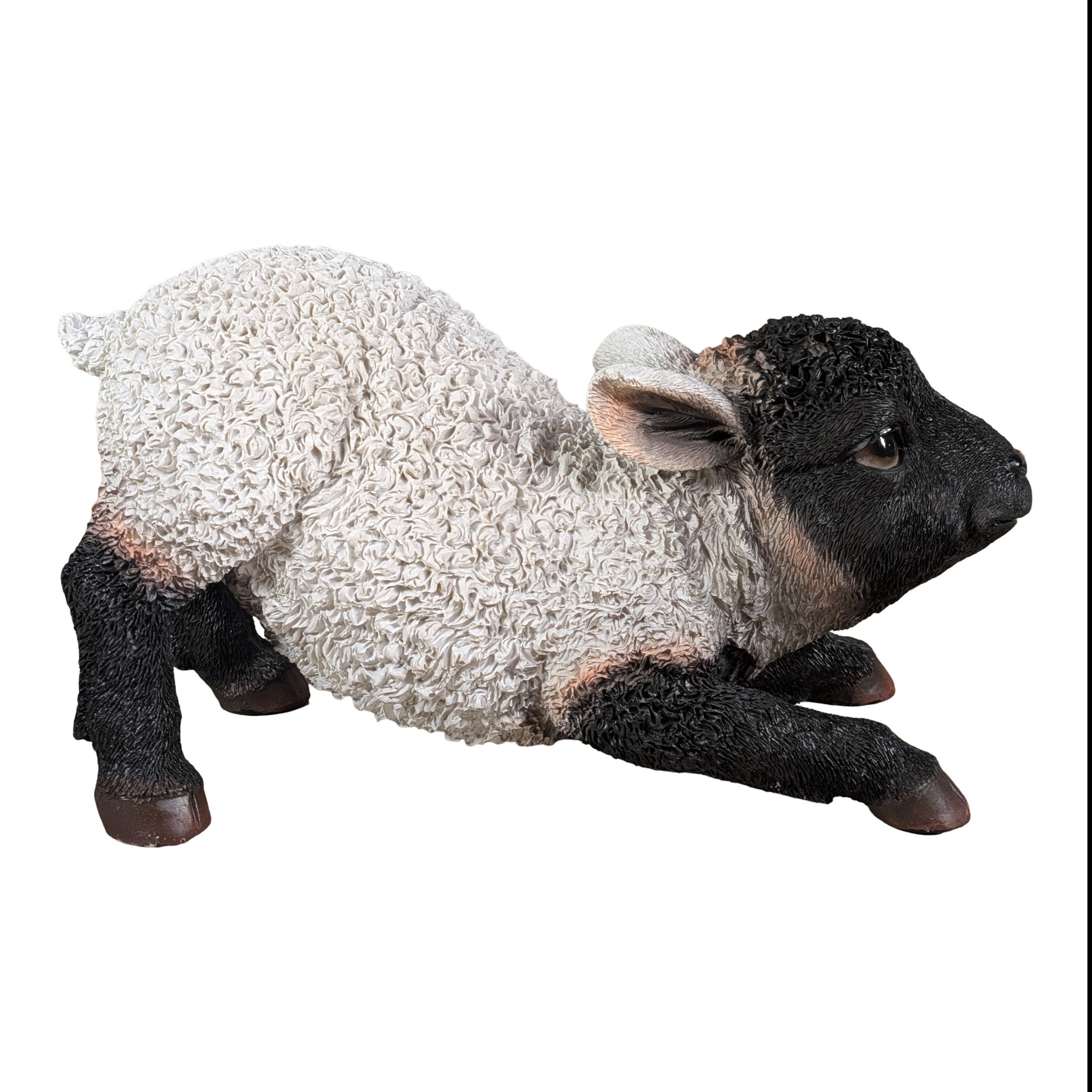 Schaffiguren Lamm Figur Deko Schafe für Garten Gartenfigur Lamm Varianten