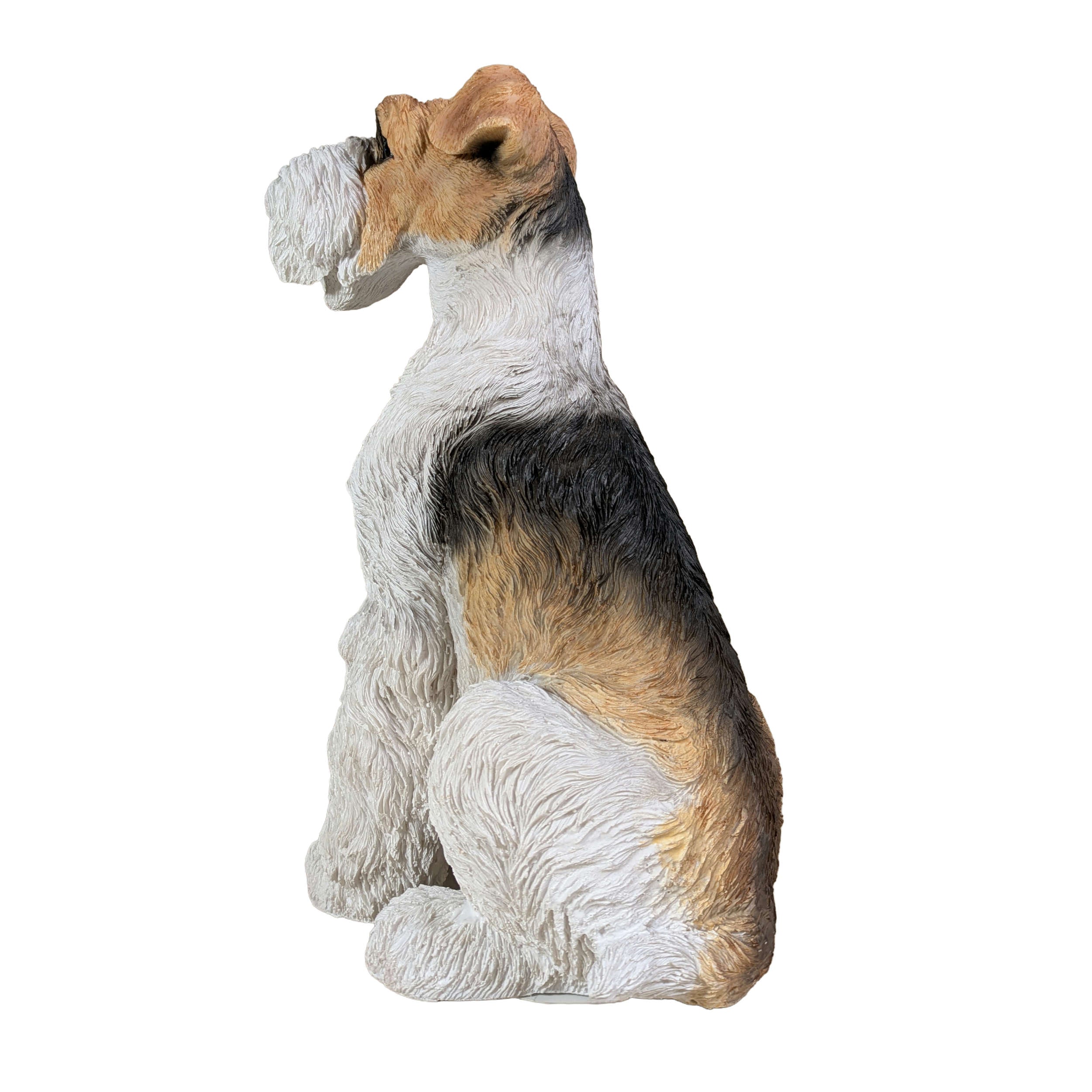 Hundefigur Foxterrier Figur Hund Deko Hund Hundefigur Garten lebensecht