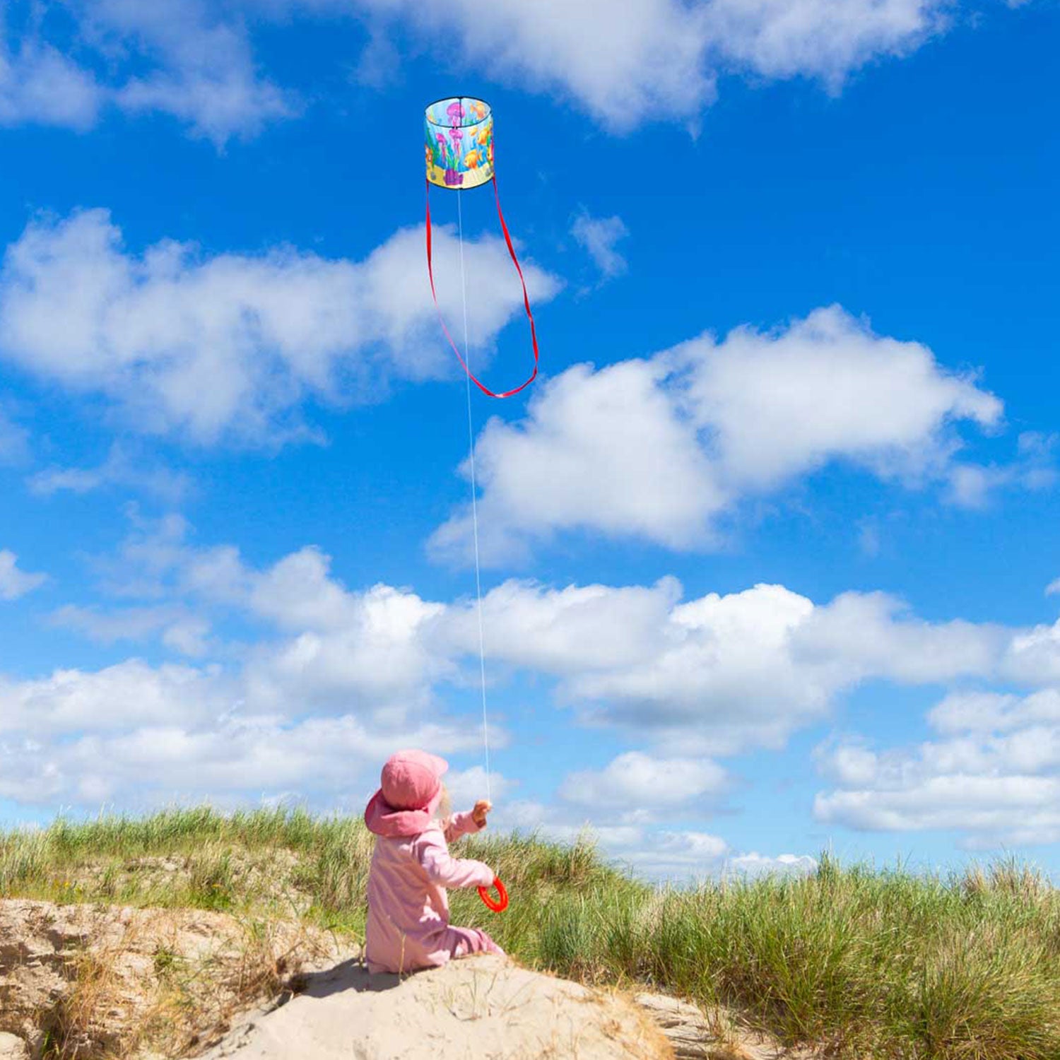 HQ Kinderdachen Einleiner Cylinder Kite Aquarium 38 cm