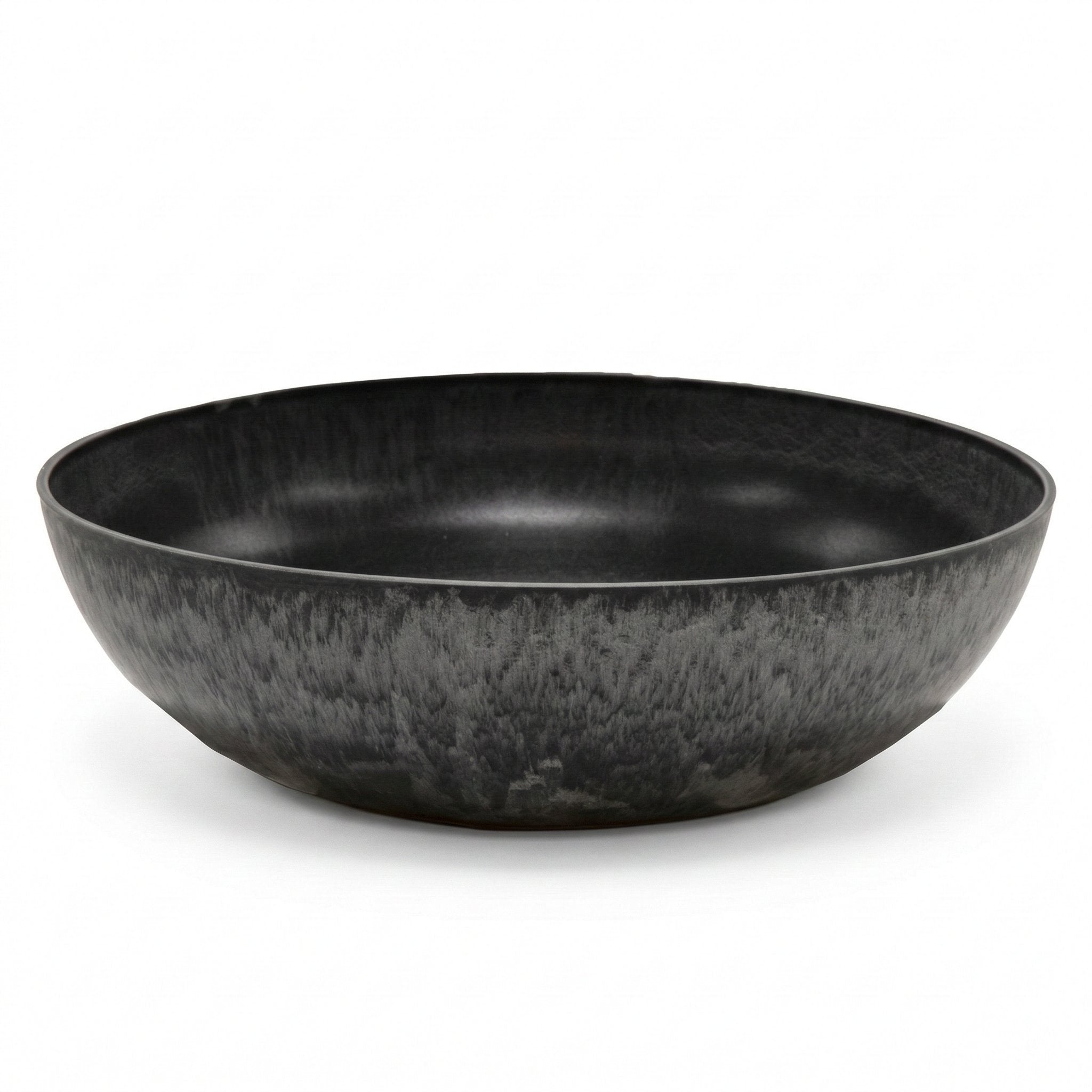 Pflanzschale „Bowl“ Serie Stone – Blumentopf Schale aus recyceltem Kunststoff Anthrazit oder Sand