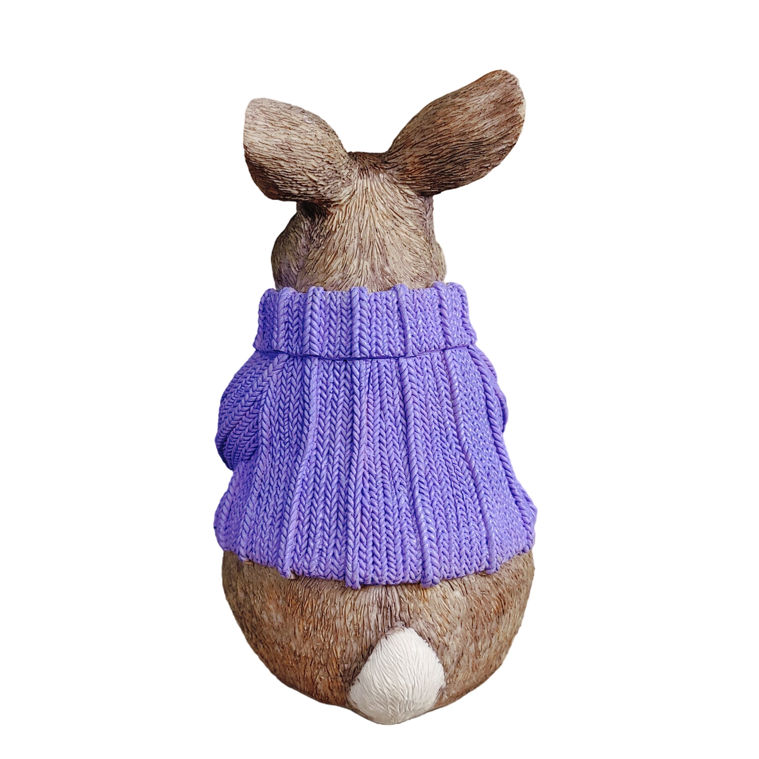 Deko Hase im Pullover als Deko Osterhase - Hasenfigur sitzend für Osterdeko oder Gartenfigur Hase in verschiedenen Farben