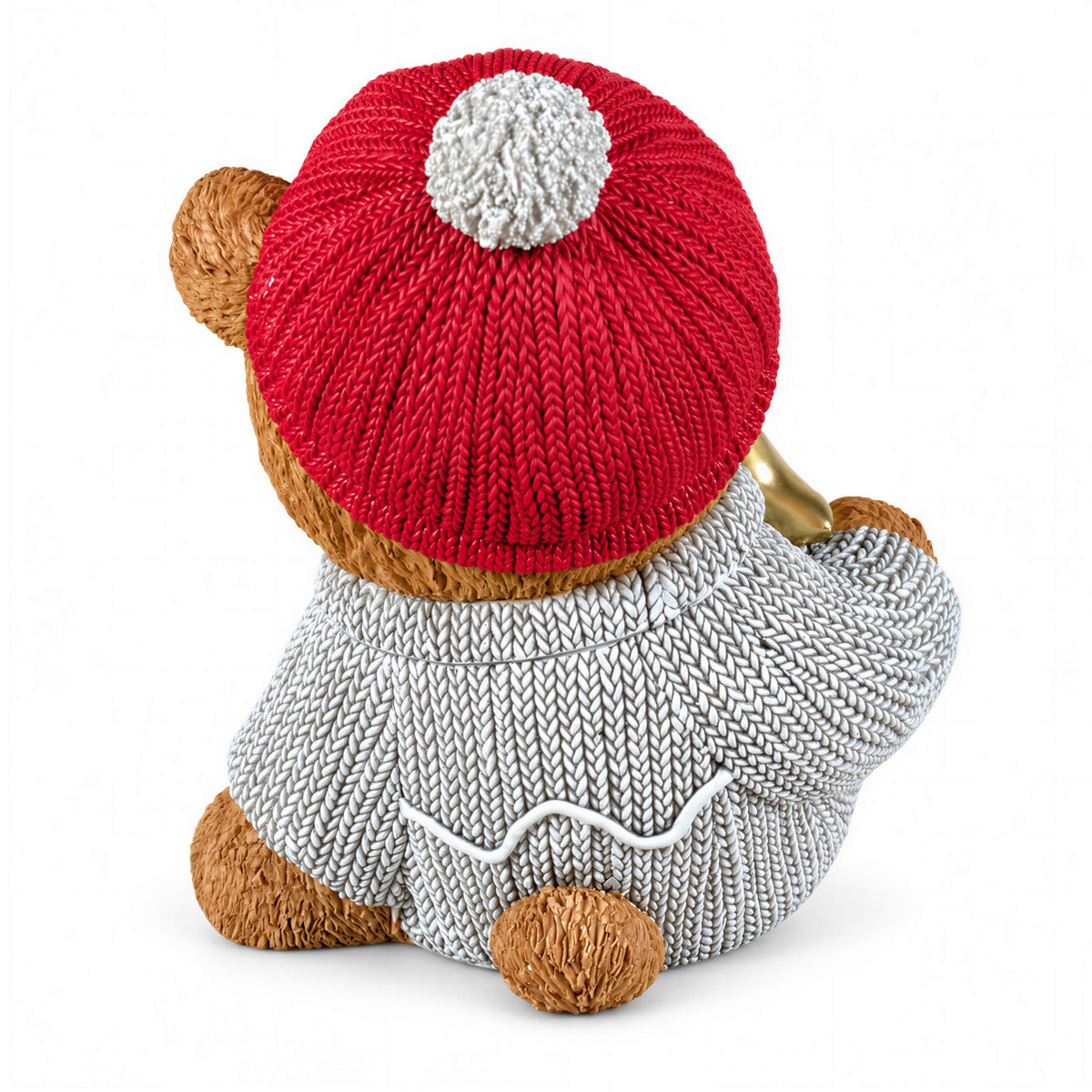 Bär Figur Weihnachtsdeko Tischdeko Weihnachtsbär mit Stern oder Geschenk