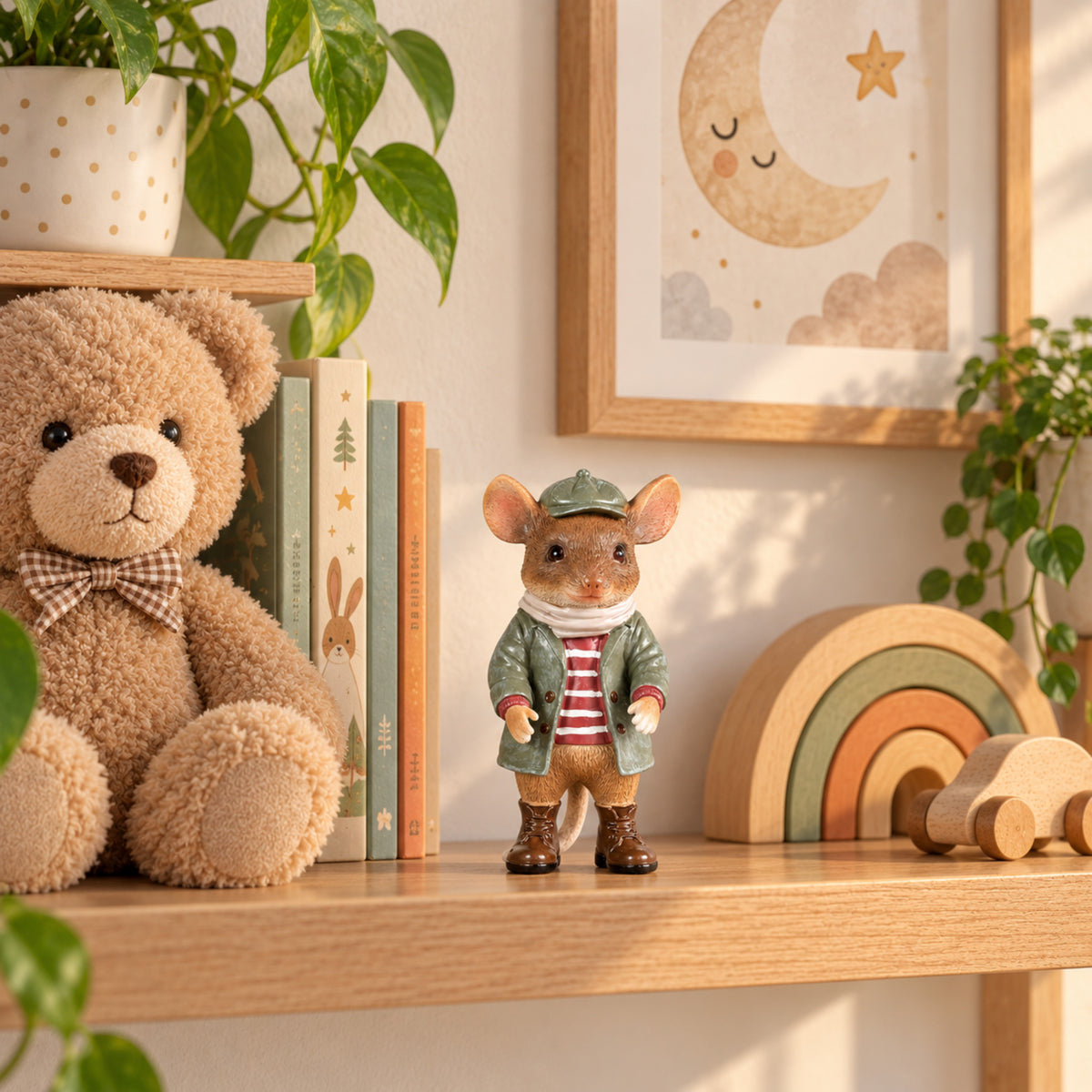 Weihnachtsdeko Mäuse Figuren Tischdeko Weihnachten Weihnachtsfiguren in 3 Motiven