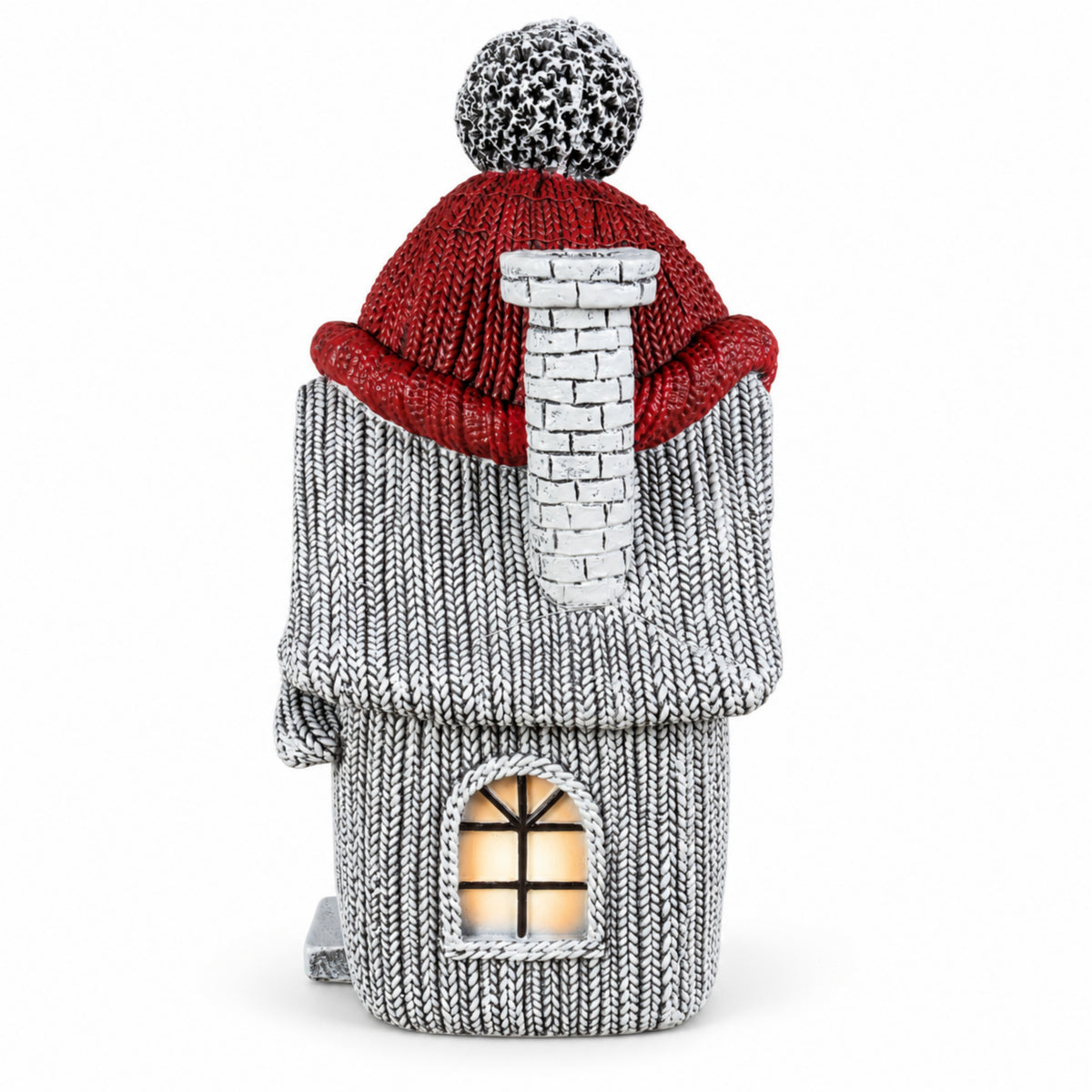 Wichtelhaus Weihnachtsdeko Strickoptik Weihnachtsdorf Tischdeko in 4 Varianten