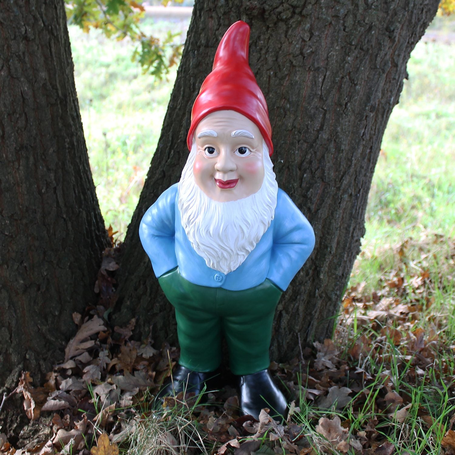 Großer Gartenzwerg Deko Gartenzwerg XL 60 cm Gartenfigur Zwerg handbemalt