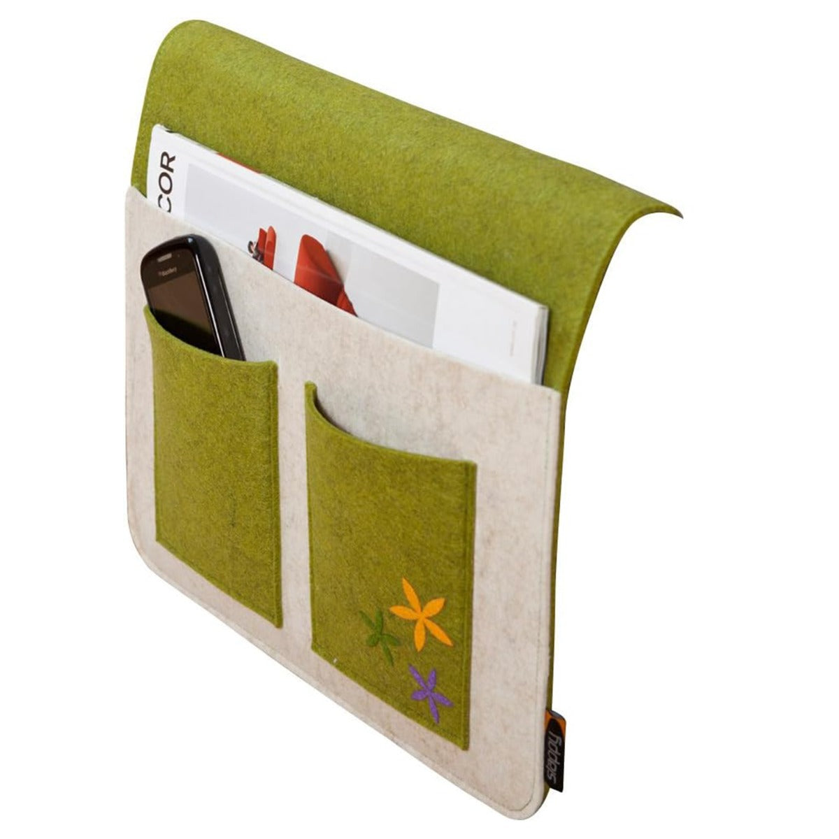 Bett Organizer Bett Buttler Slappy Aufbewahrungstasche am Bett Sofa für Smartphone Tablet Fernbedienung