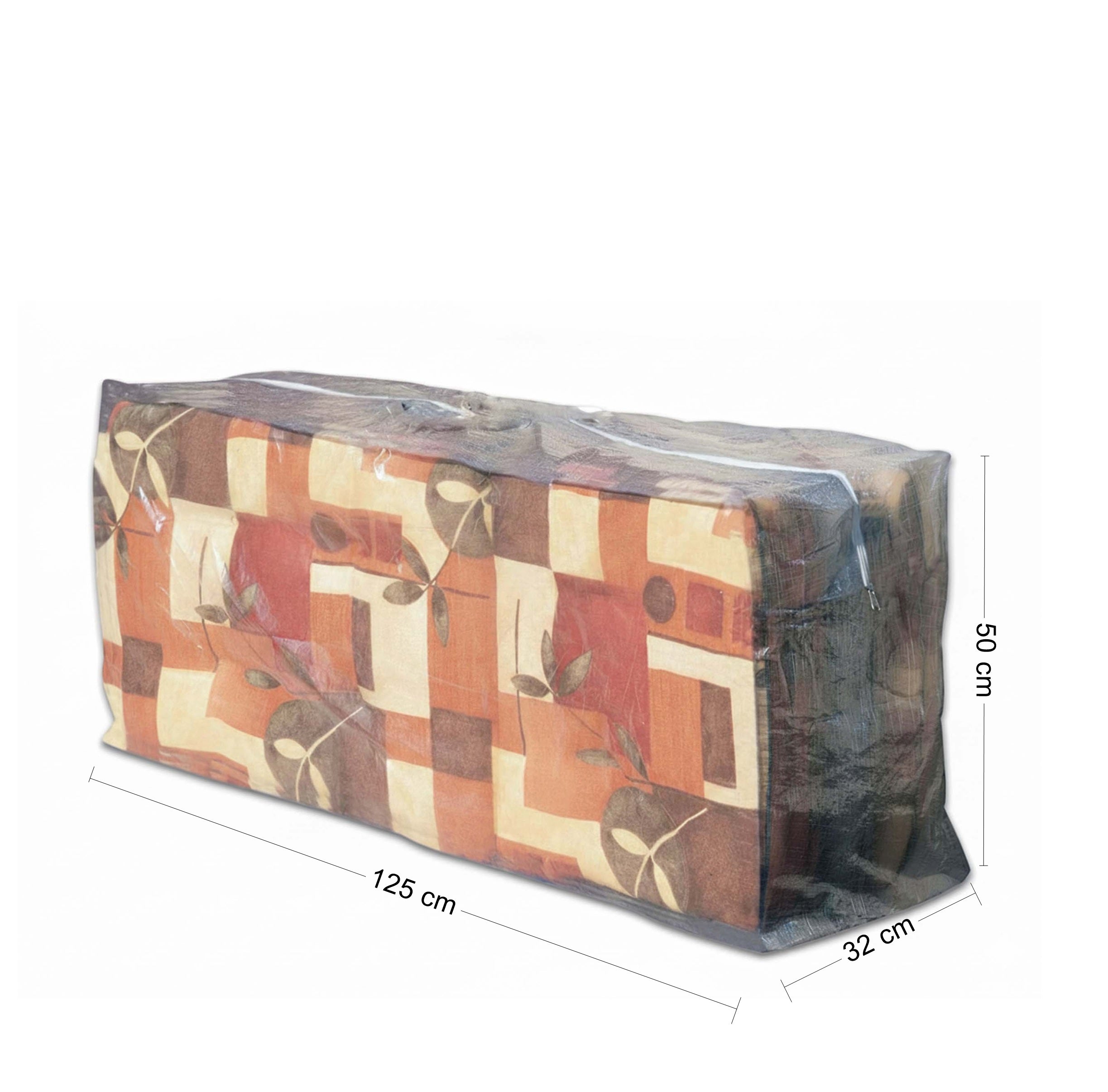 Schutzhülle für Polsterauflagen Auflagentasche Schutzhülle Gartenpolster 125x50x32cm