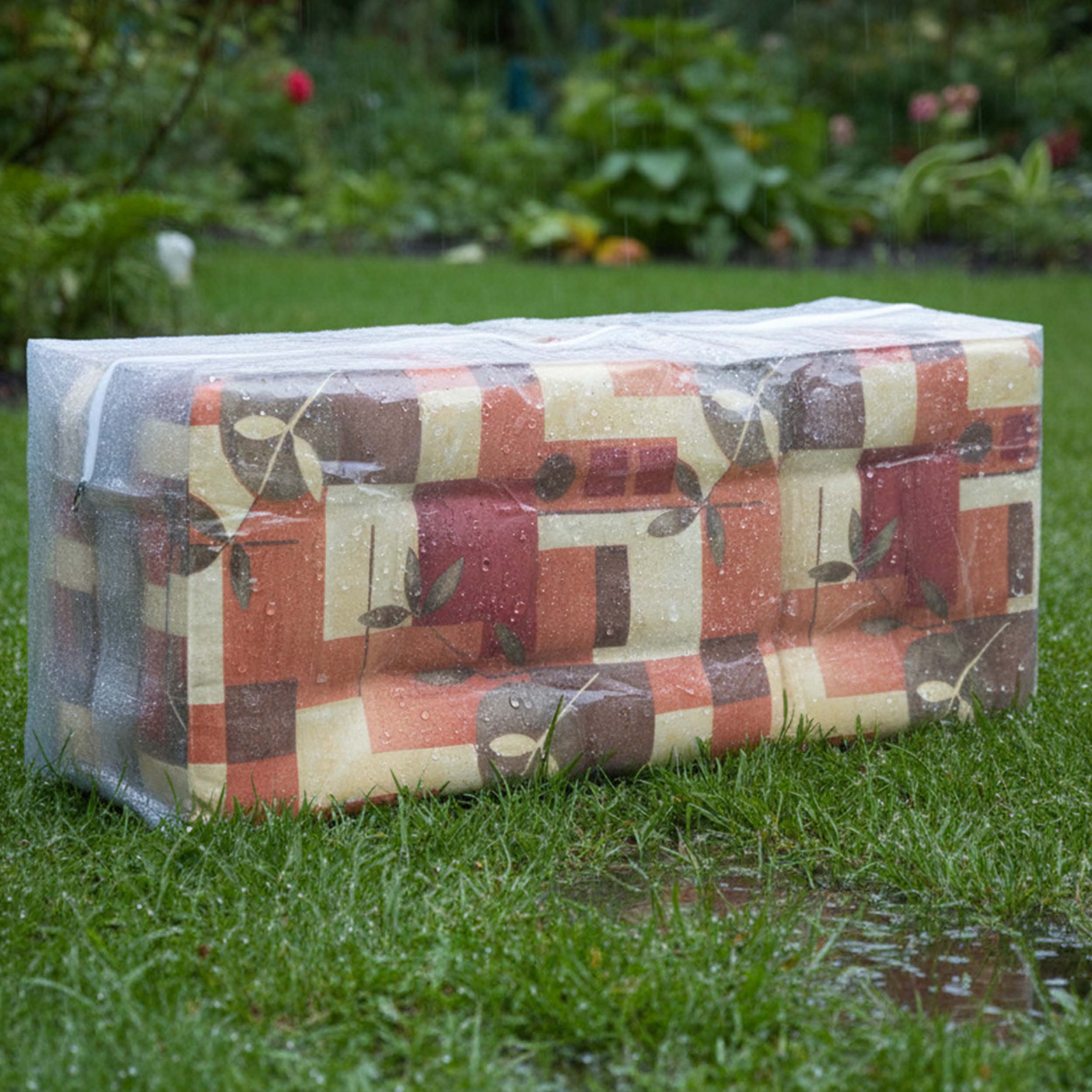 Schutzhülle für Polsterauflagen Auflagentasche Schutzhülle Gartenpolster 125x50x32cm