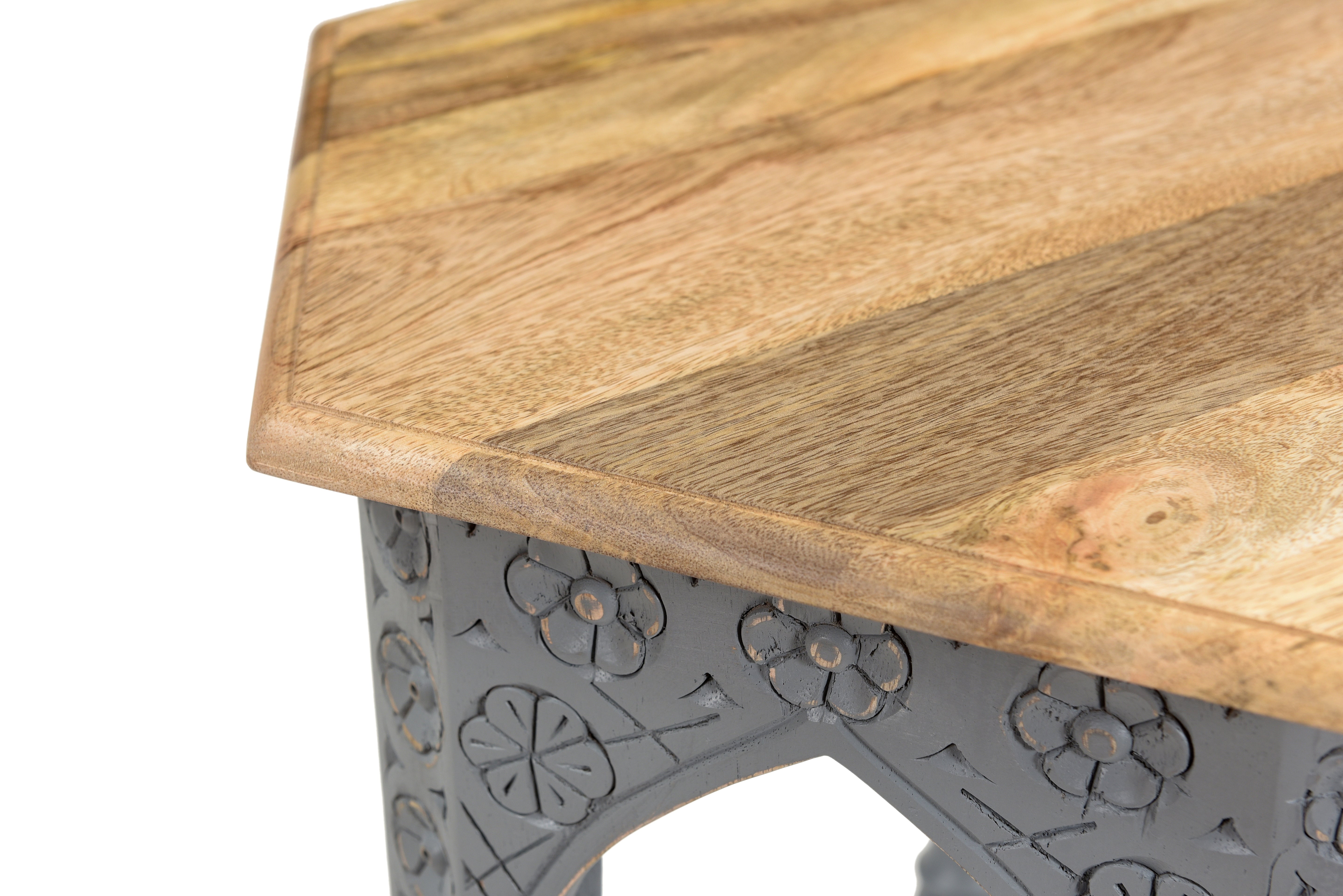 Beistelltisch AKOLA Sofatisch aus Massivholz Ablagetisch Couchtisch quadratisch Interia Home & Living