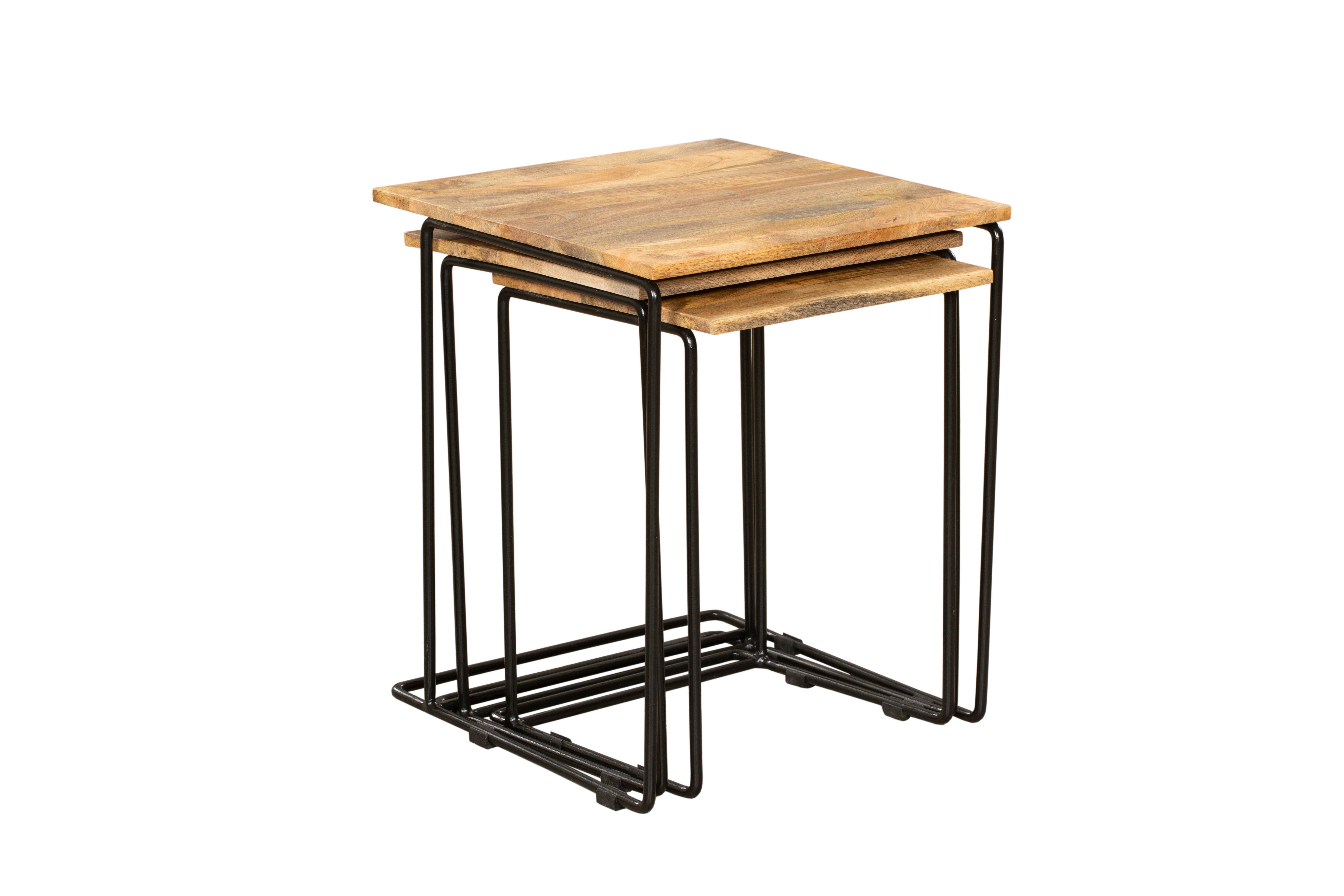 Beistelltisch-Set CHENNAI 3er-Set Satztische Couchtisch-Set Sofatische modern Interia Home & Living