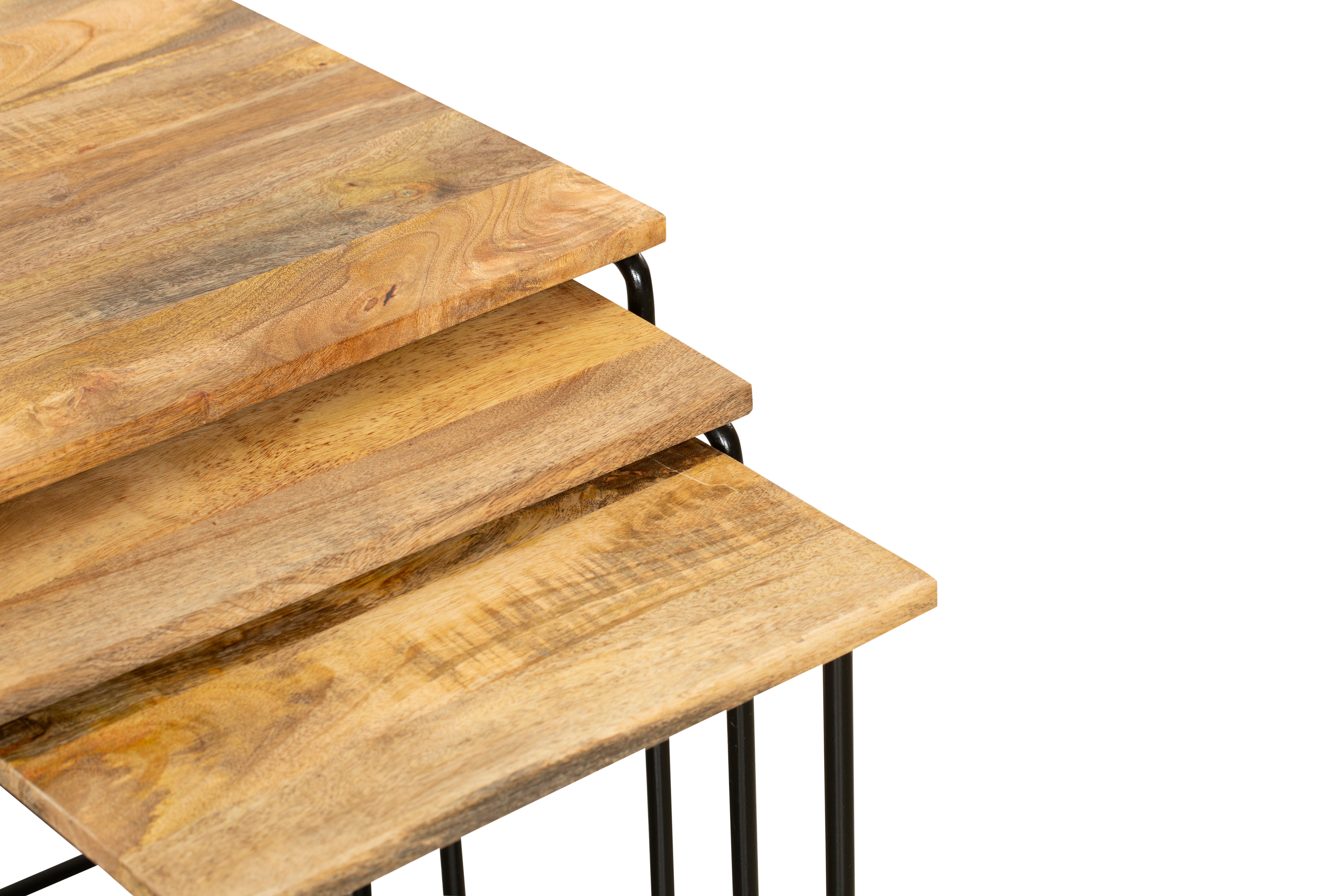 Beistelltisch-Set CHENNAI 3er-Set Satztische Couchtisch-Set Sofatische modern Interia Home & Living