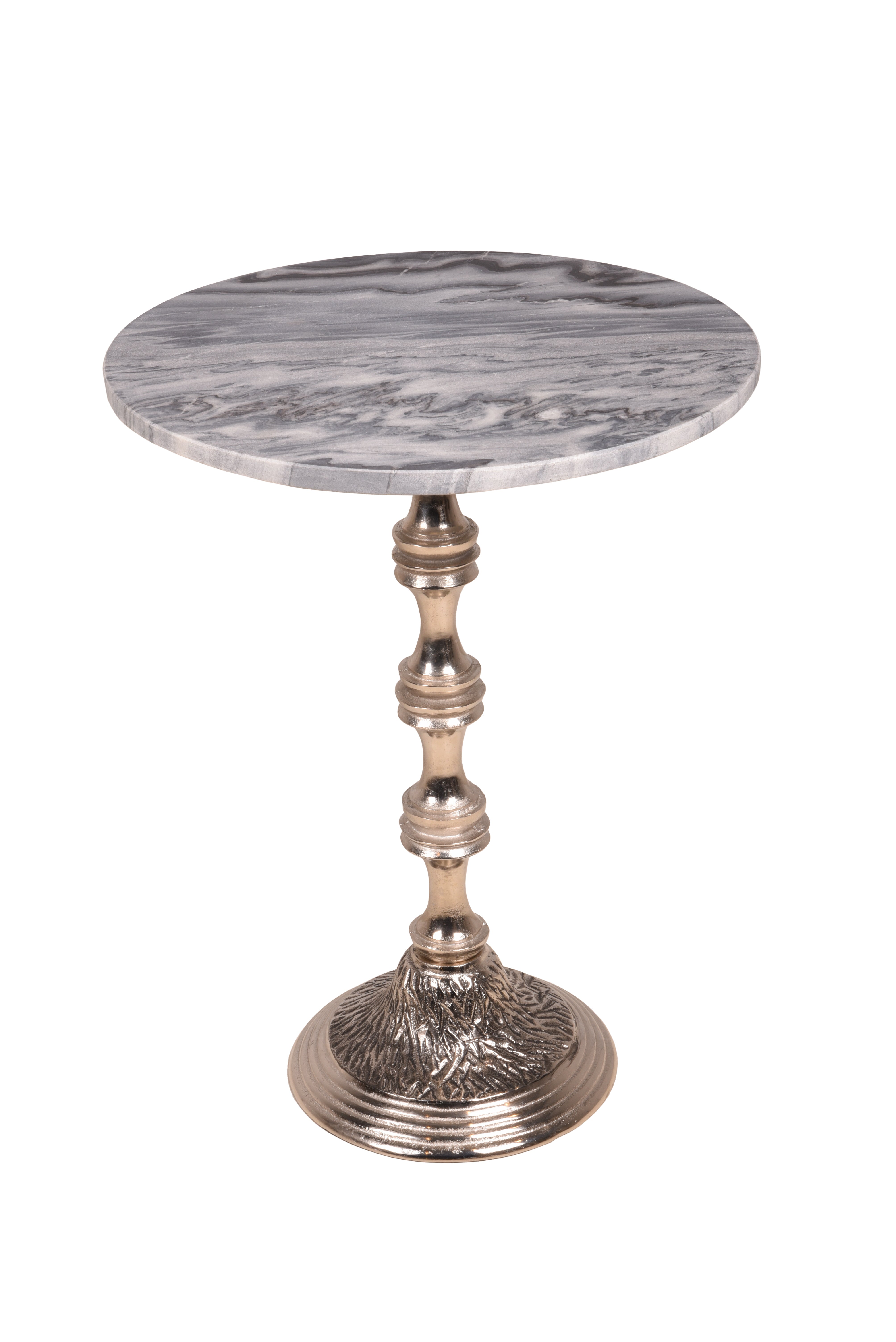 Beistelltisch HIMAL Marmortisch Alutisch runder Tisch elegant Interia Home & Living