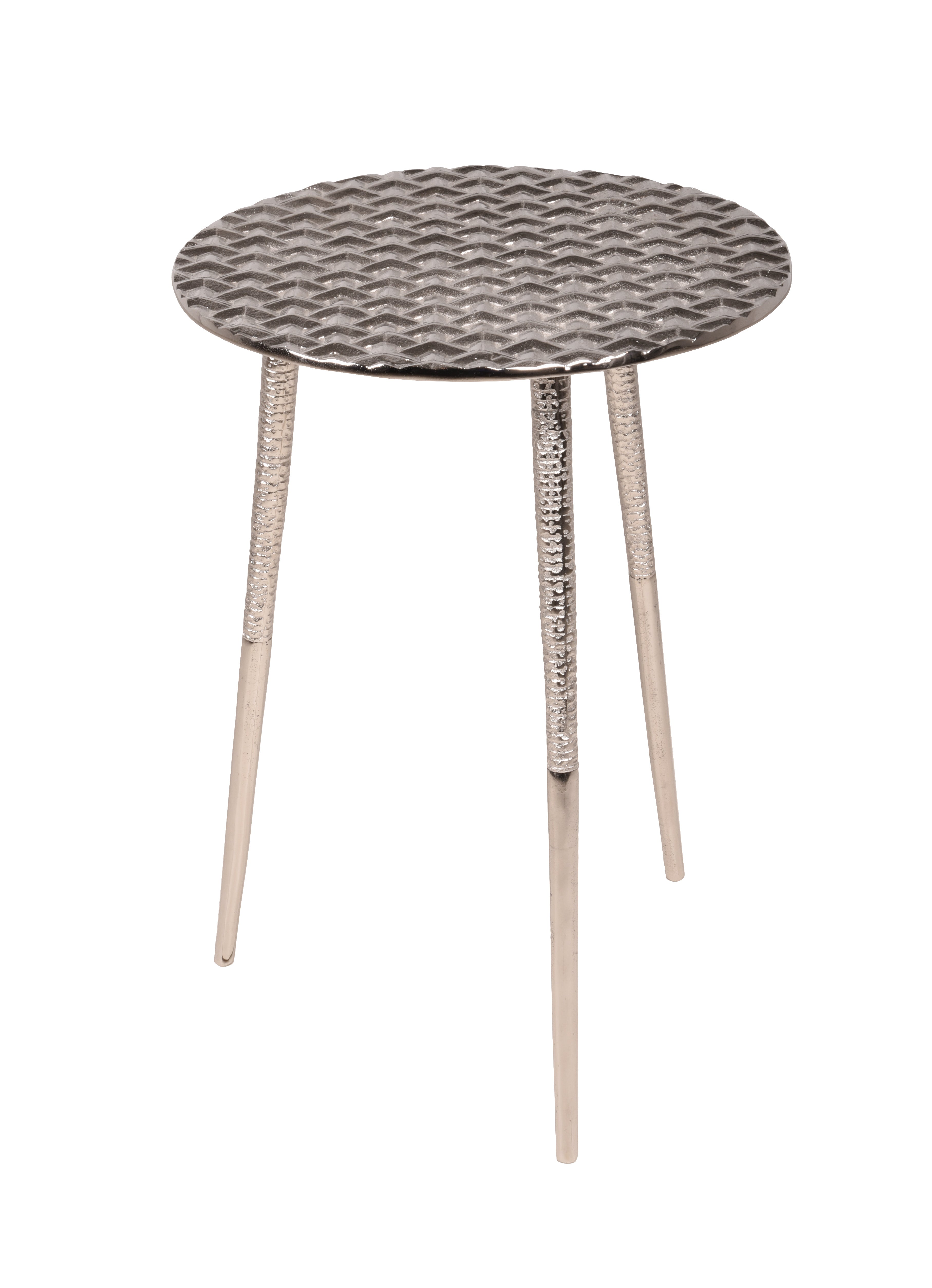 Beistelltisch KALA Aluminiumtisch Metalltisch Sofatisch silber Interia Home & Living