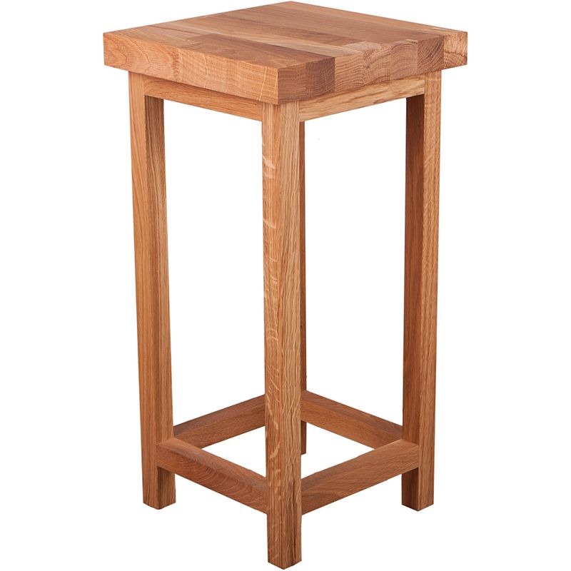 Blumenständer MAX 4 Pflanzenhocker aus Eiche Blumenhocker Holzsäule ma