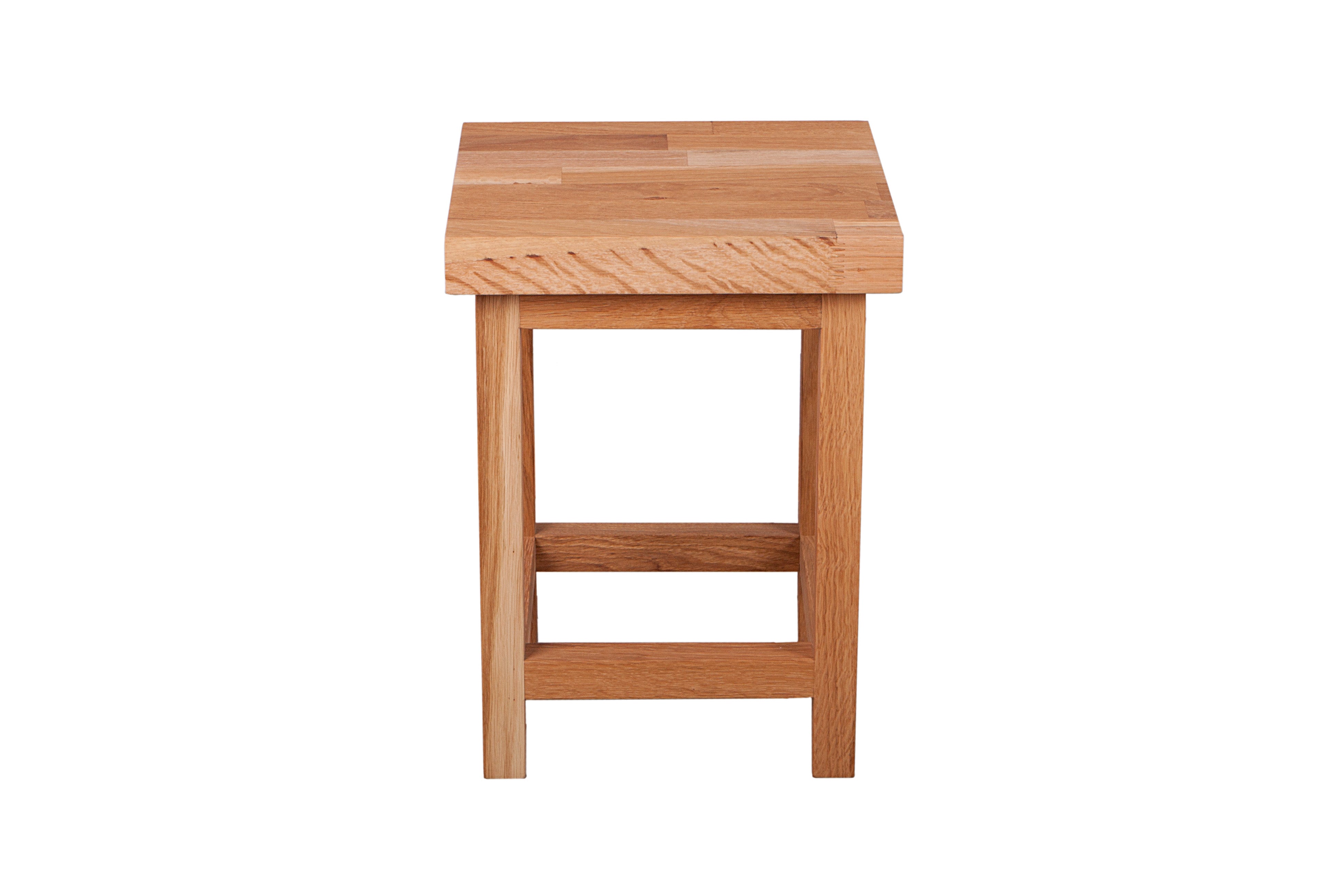 Universalhocker MAX 3 Sitzhocker aus Eiche Beistelltisch Massivholzhocker Interia Home & Living