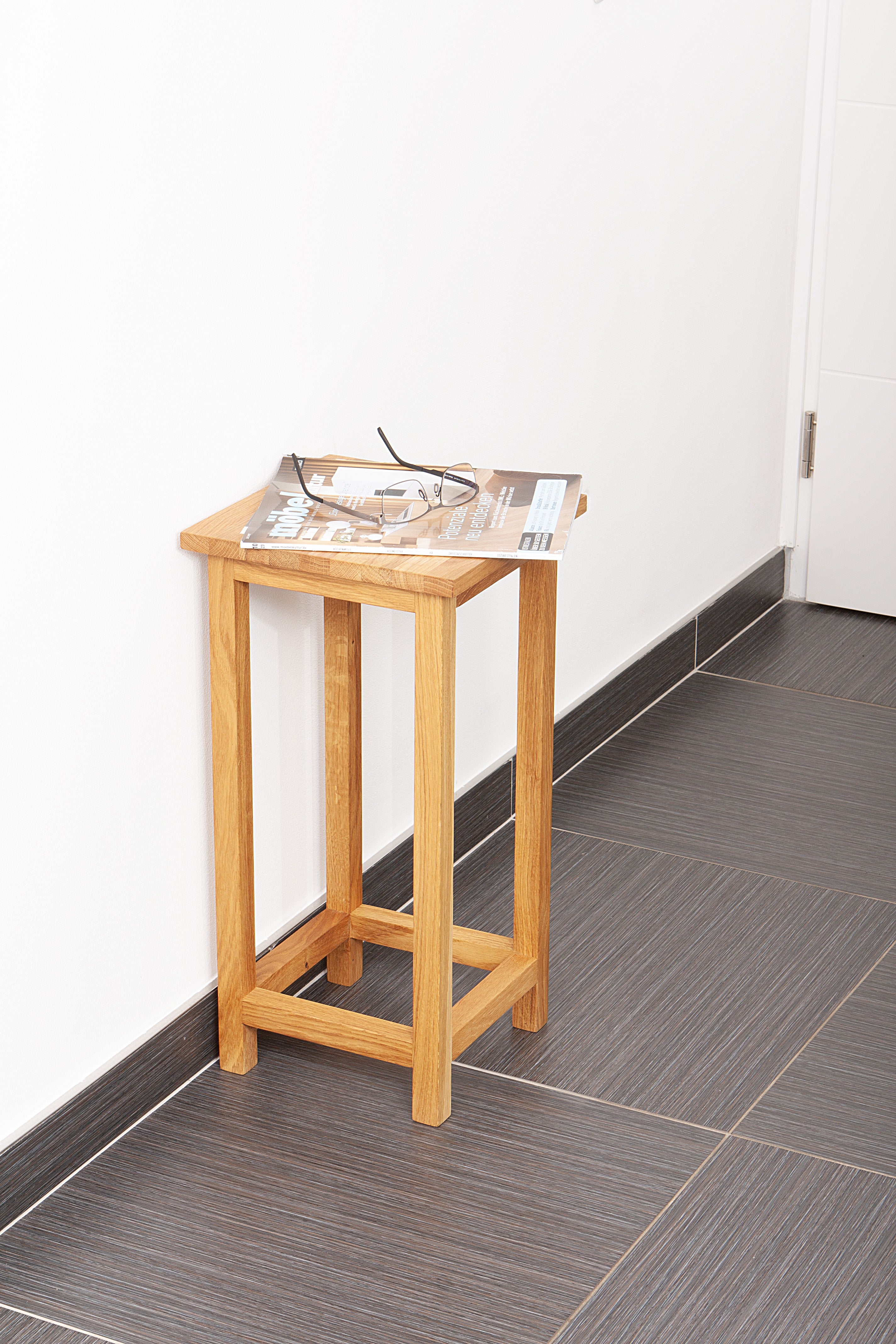 Blumenständer MAX 2 Pflanzenständer aus Eiche Blumenhocker Dekosäule massiv Interia Home & Living