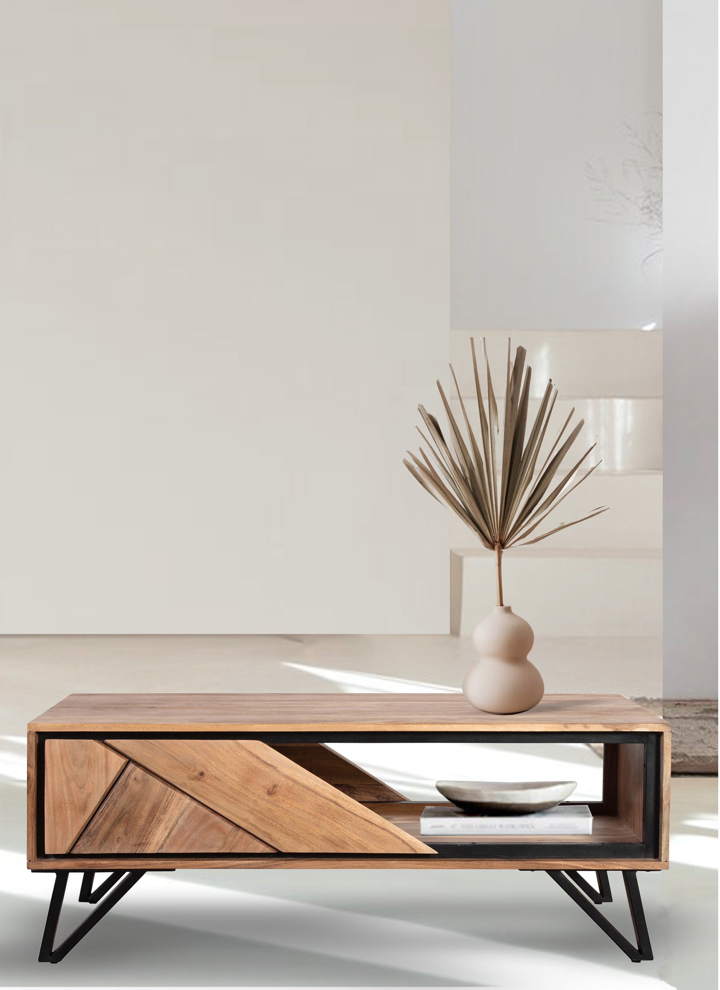 Couchtisch AMBALA Sofatisch aus Akazie Wohnzimmertisch Massivholztisch Interia Home & Living