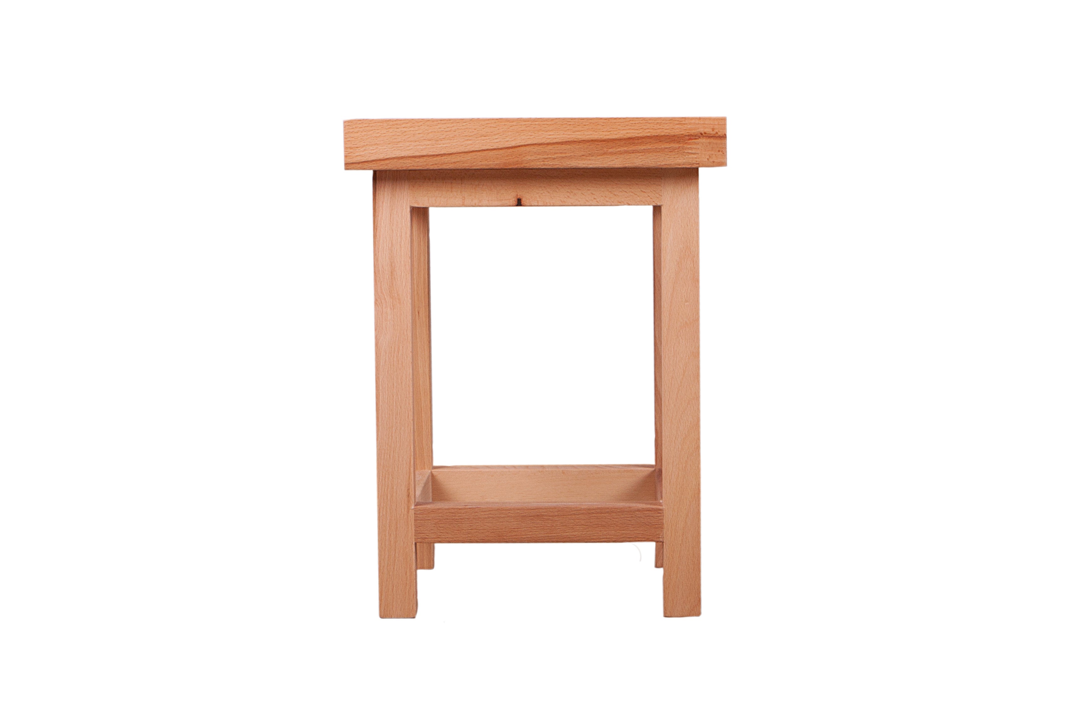 Universalhocker MARCO 3 Sitzhocker Kernbuche Beistelltisch Massivholzhocker Interia Home & Living