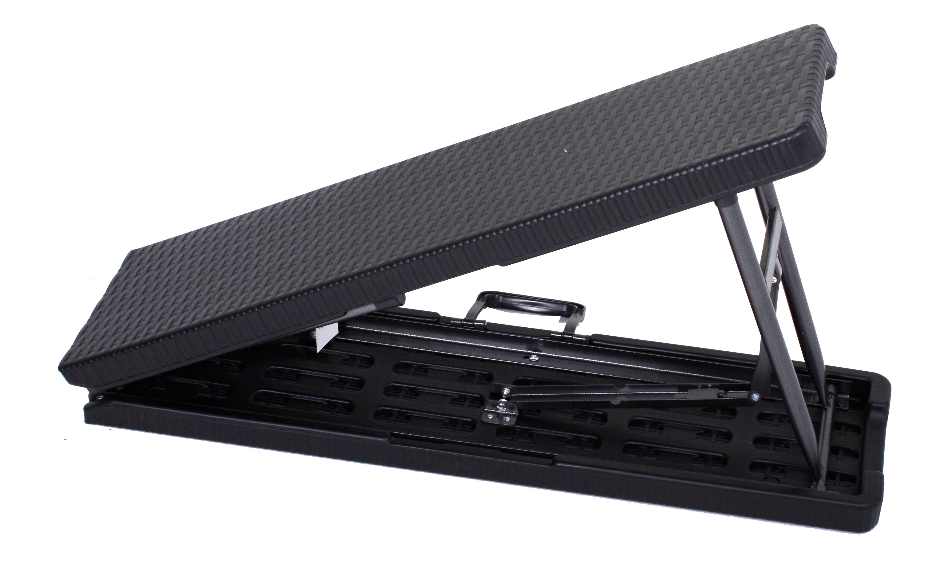 Tisch-Set VENTANA 3-teilig Bierzeltgarnitur Rattan-Optik Gartenset Klappgarnitur robust Garden Pleasure