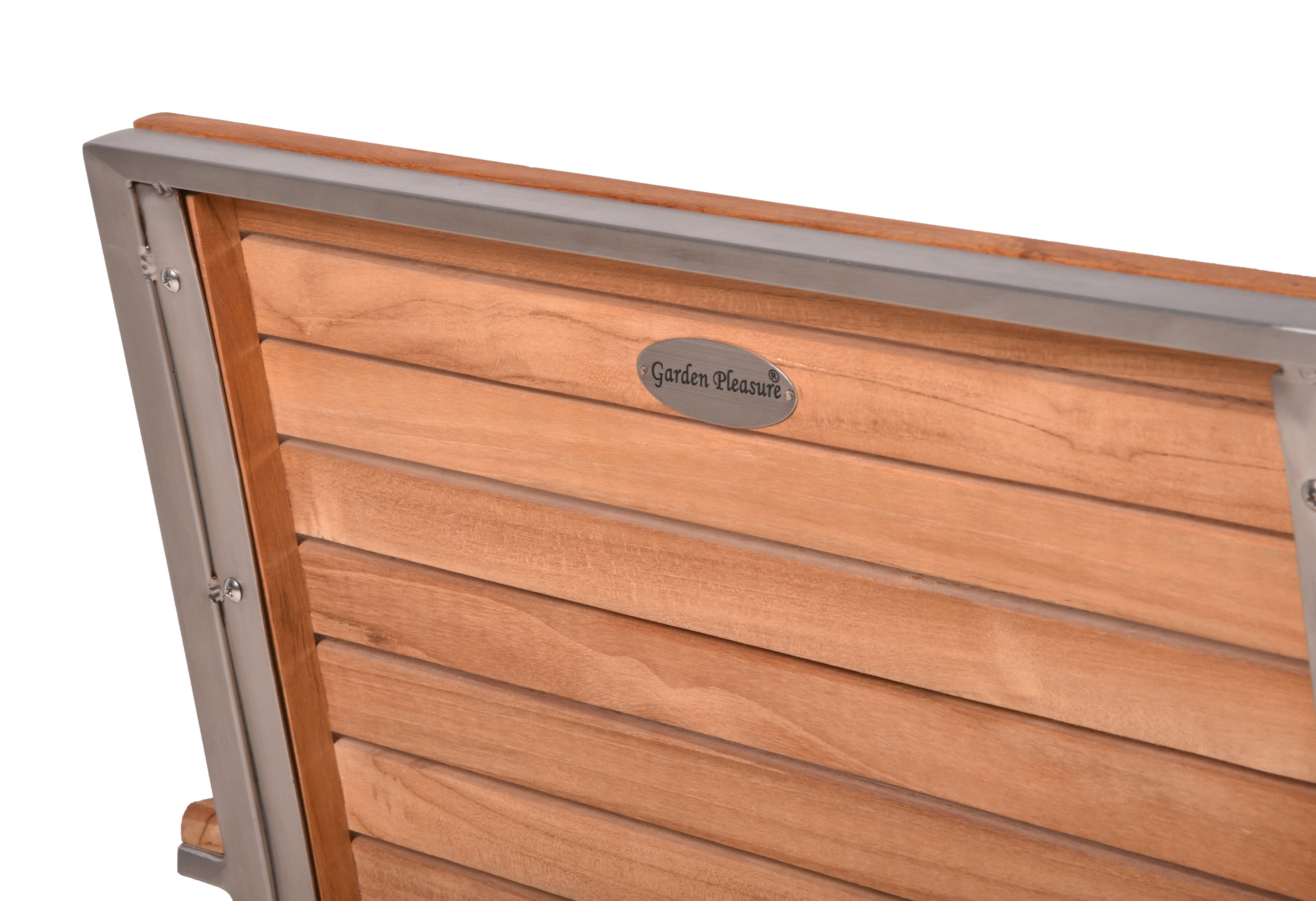 4er Set Stapelstuhl DENVER Gartenstuhl Edelstahl Teakholz FSC stapelbar Garden Pleasure