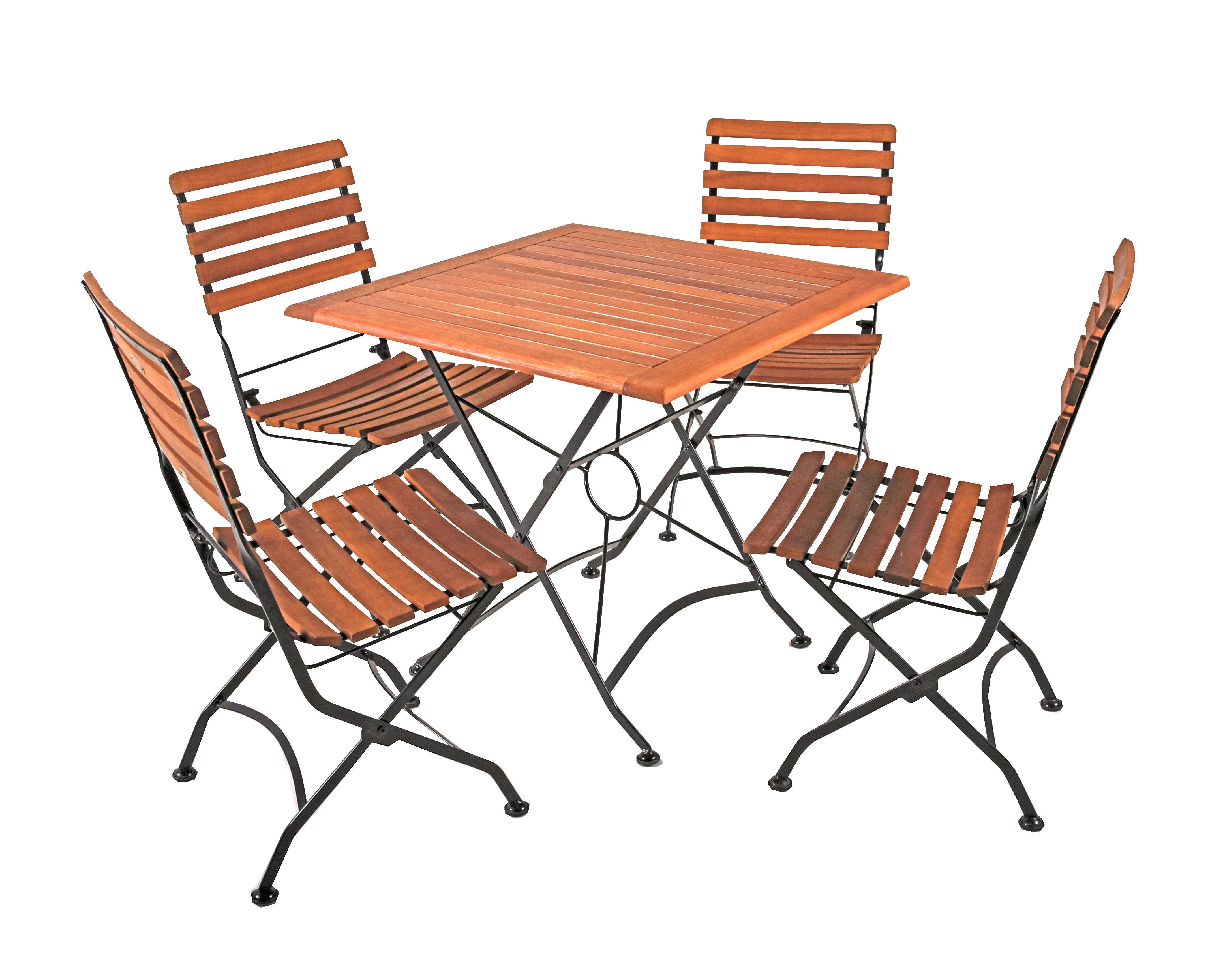 Tischgruppe WIEN Gartenset 5-teilig Sitzgruppe Esstisch klappbar Garden Pleasure