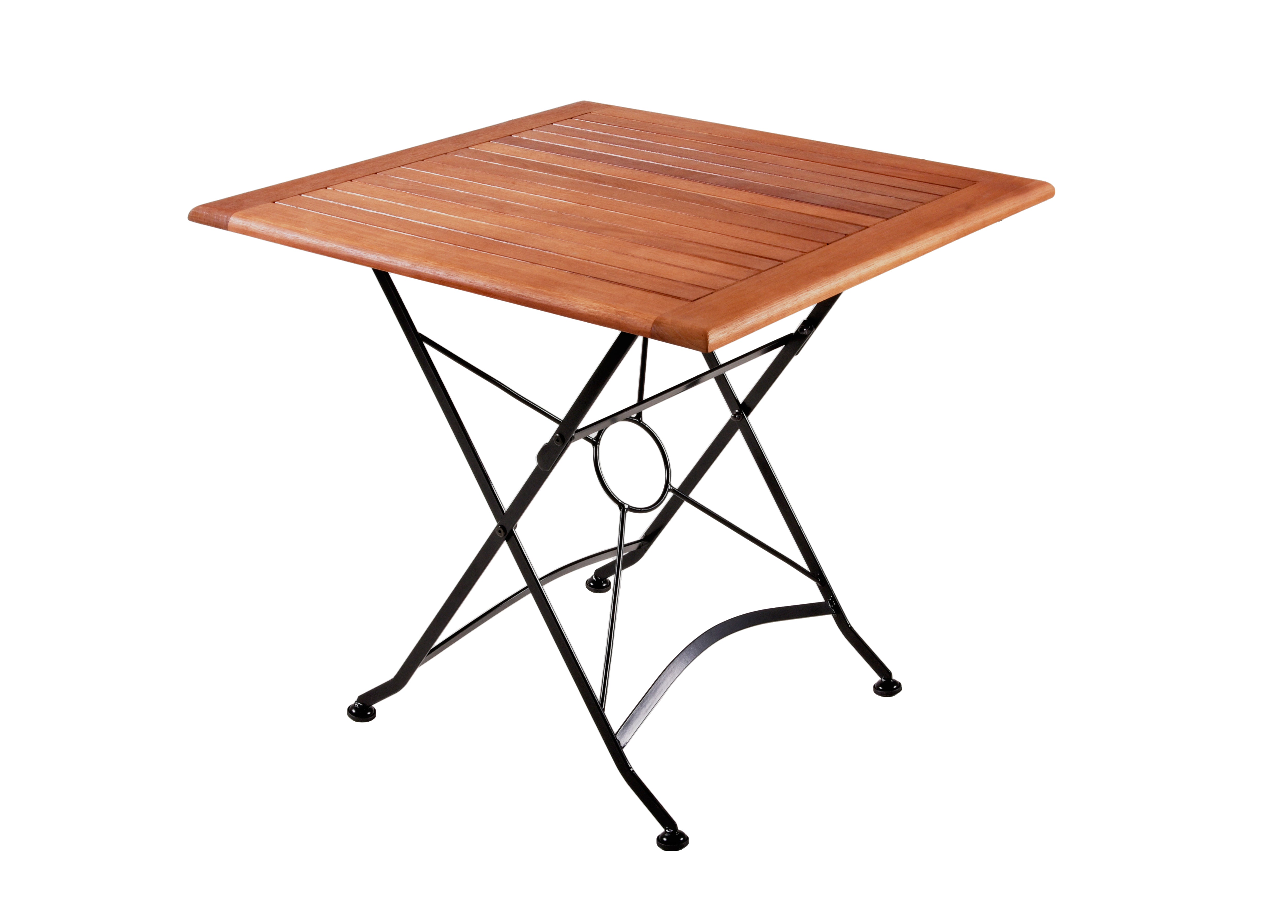 Gartentisch WIEN quadratisch Klapptisch Esstisch Eukalyptus 80x80cm Garden Pleasure