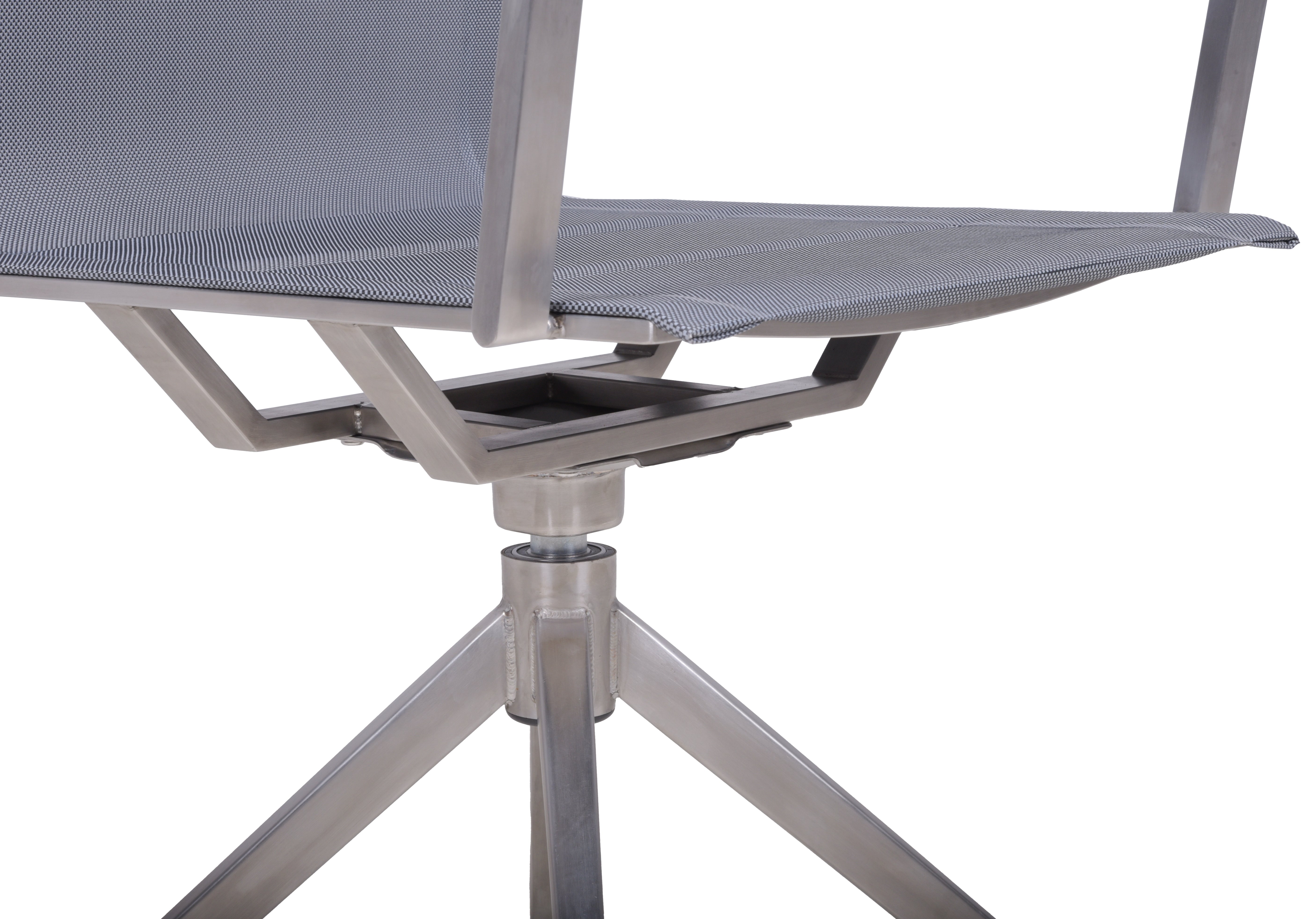 2er Set Drehstuhl SALIDA Gartenstuhl Edelstahl Teak schnelltrocknend Garden Pleasure