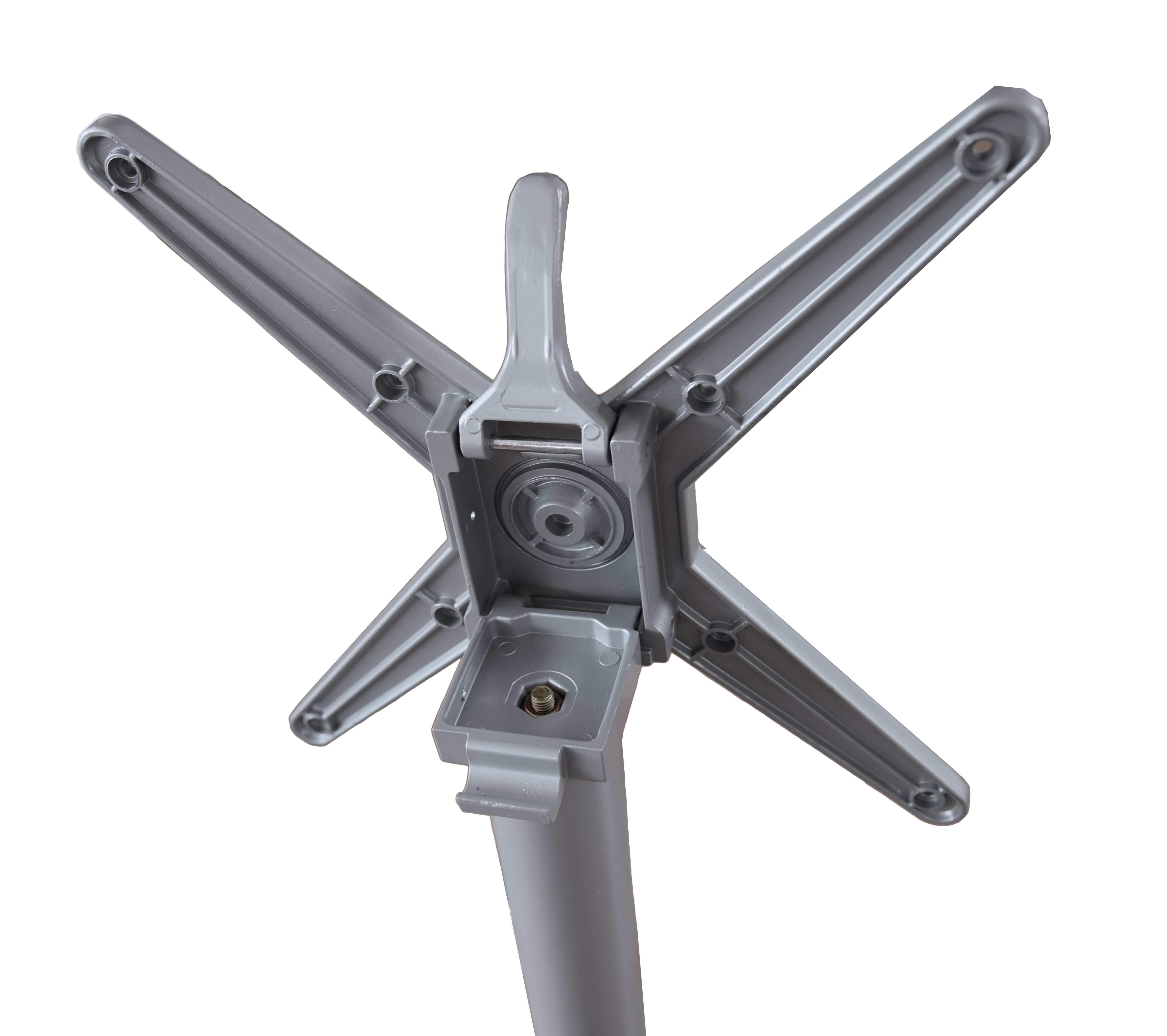 Tischgestell PAMIR Doppelwangen Tischfuß Aluminium Garden Pleasure silber