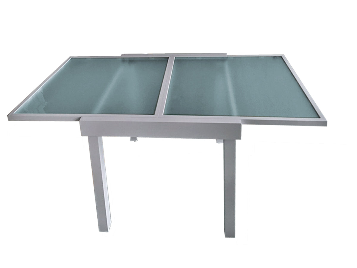 Gartentisch LOLA Ausziehtisch Esstisch Aluminium ausziehbar 65-130cm Garden Pleasure