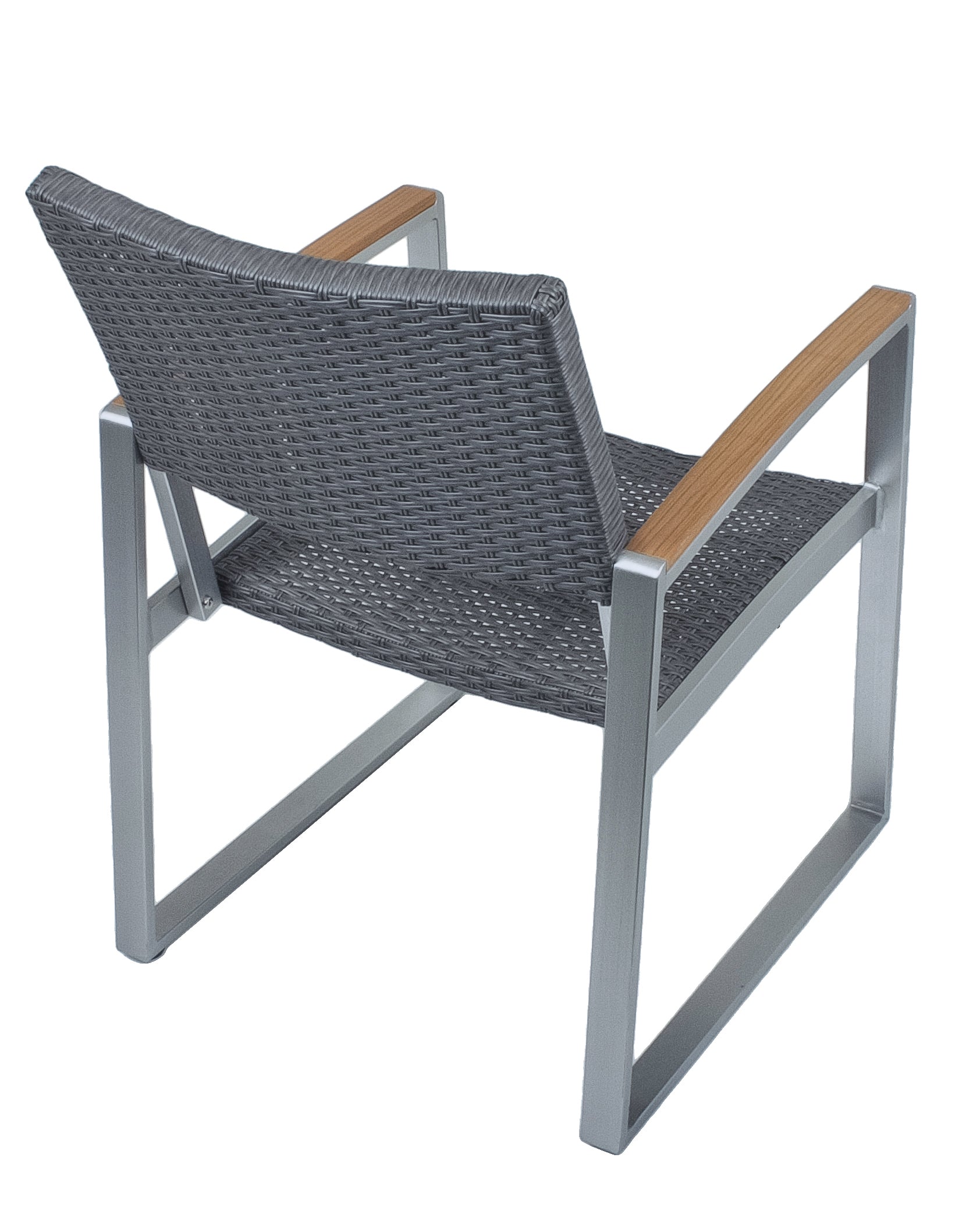 2er Set Stuhl AVA Gartenstuhl Armlehnstuhl Aluminium Nonwood Polyrattan Garden Pleasure