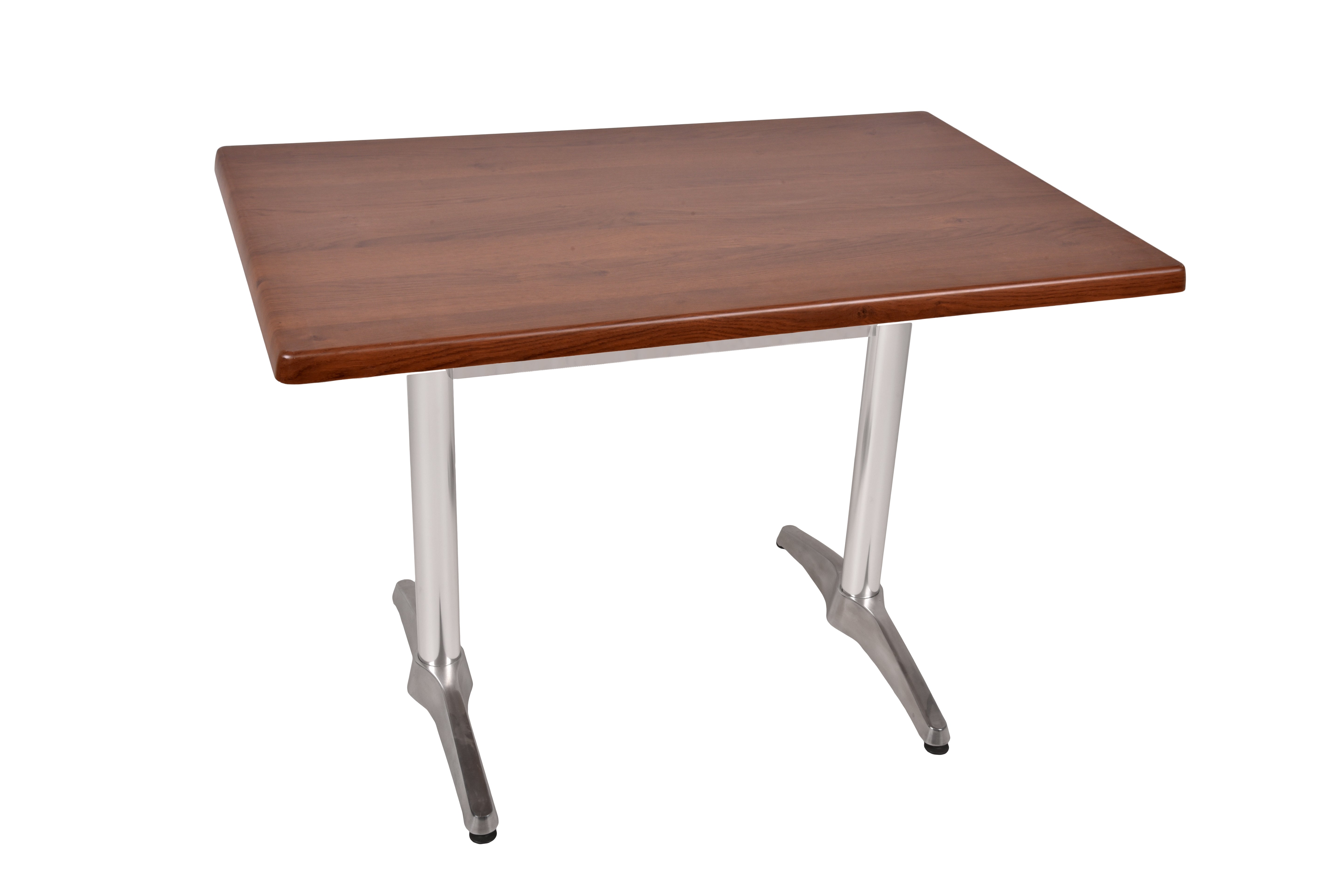 Bistrotisch BRENTA 110x70cm Gartentisch Holz-Optik dunkelbraun Aluminium Garden Pleasure