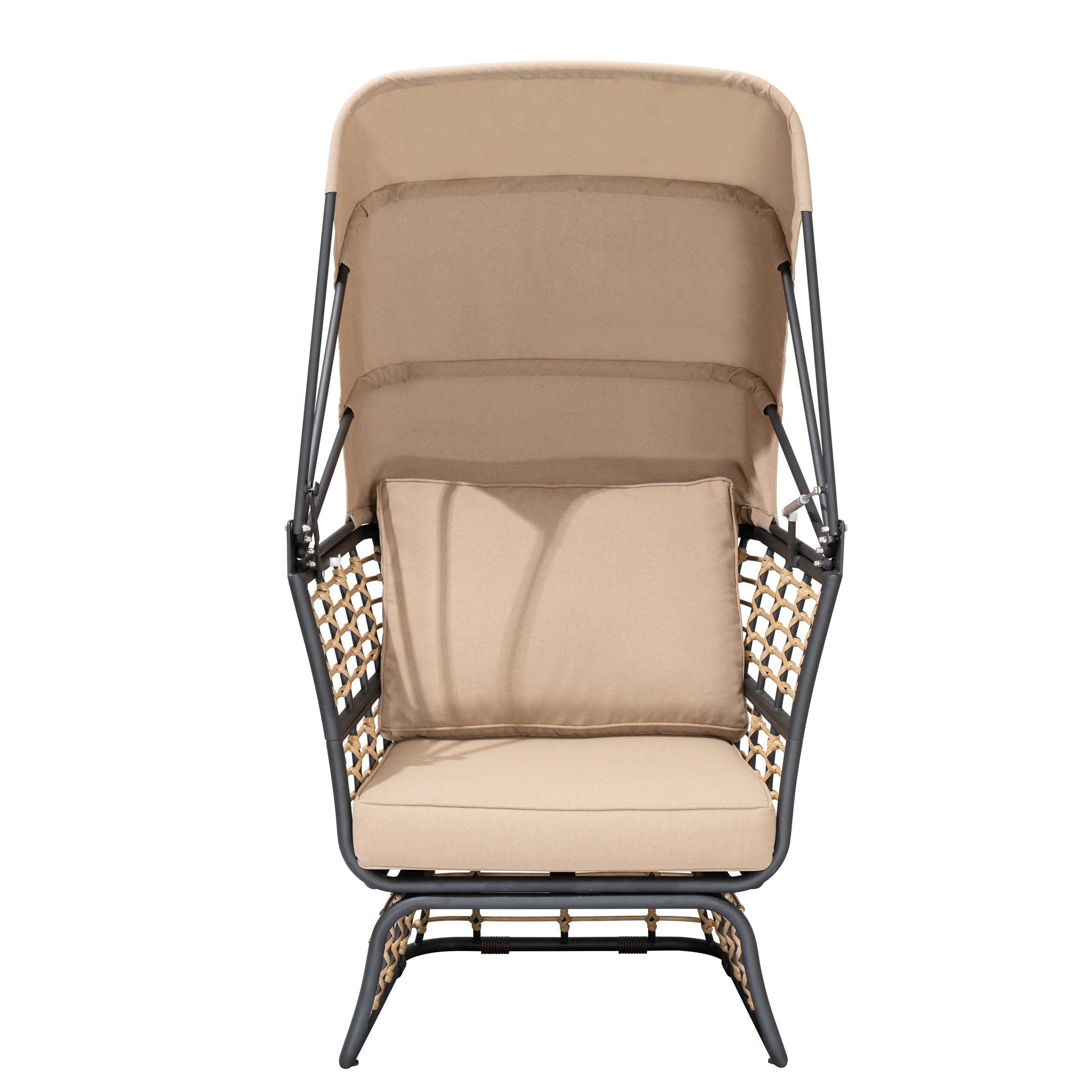 Relaxsessel PAROS Loungesessel Gartensessel Hängesessel mit Sonnendach elegant Garden Pleasure